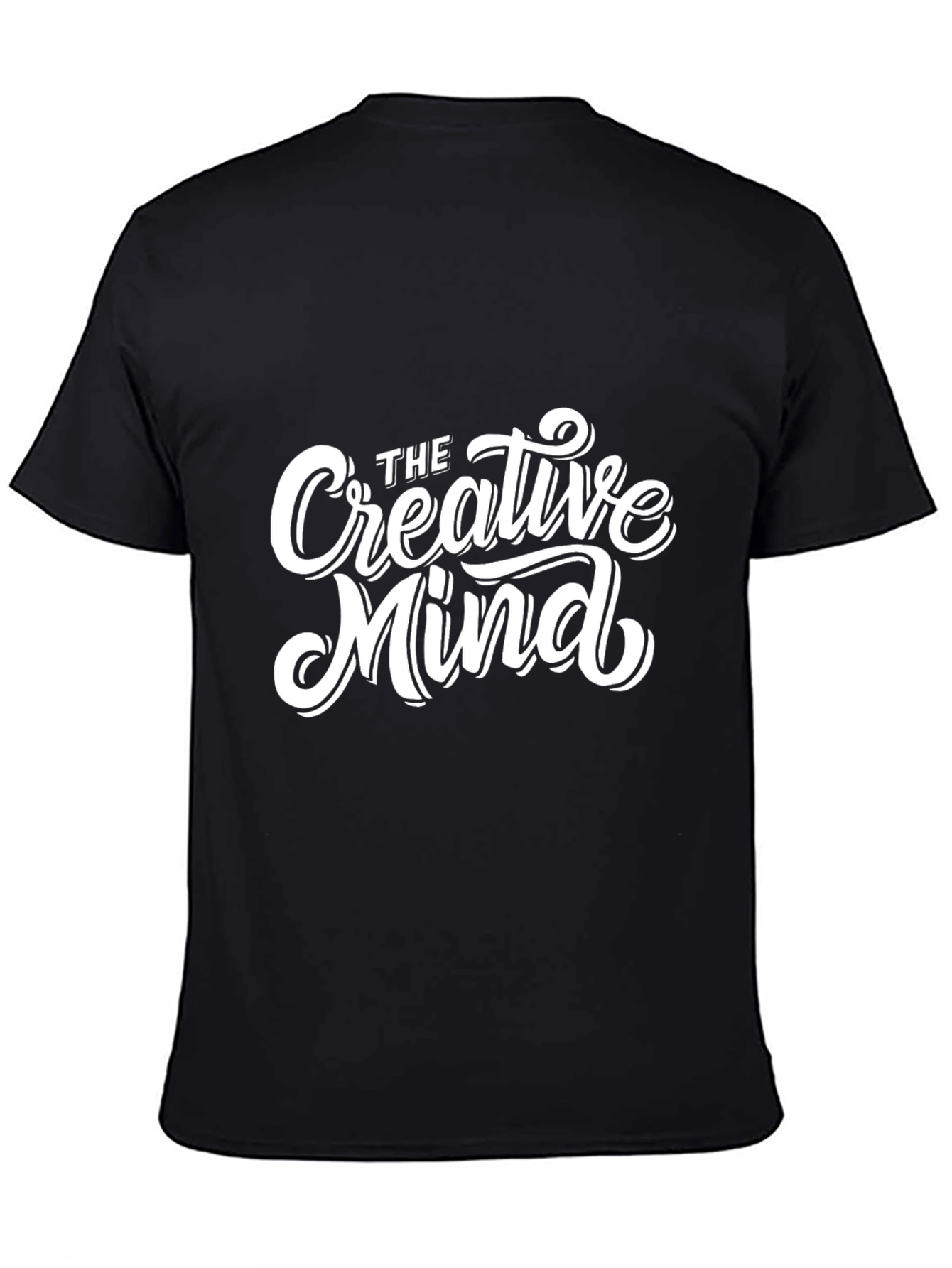 Black The Creative Mind Graphic T-Shirt view 4
