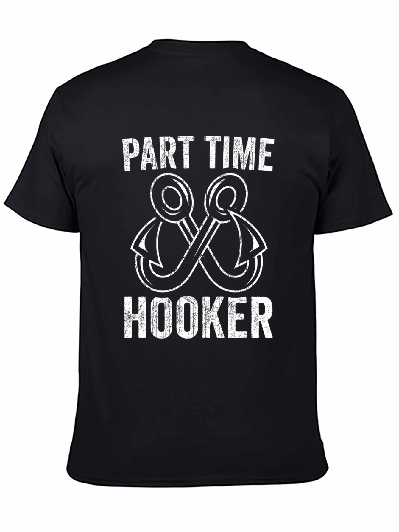 Black Part Time Hooker Graphic Tee view 4