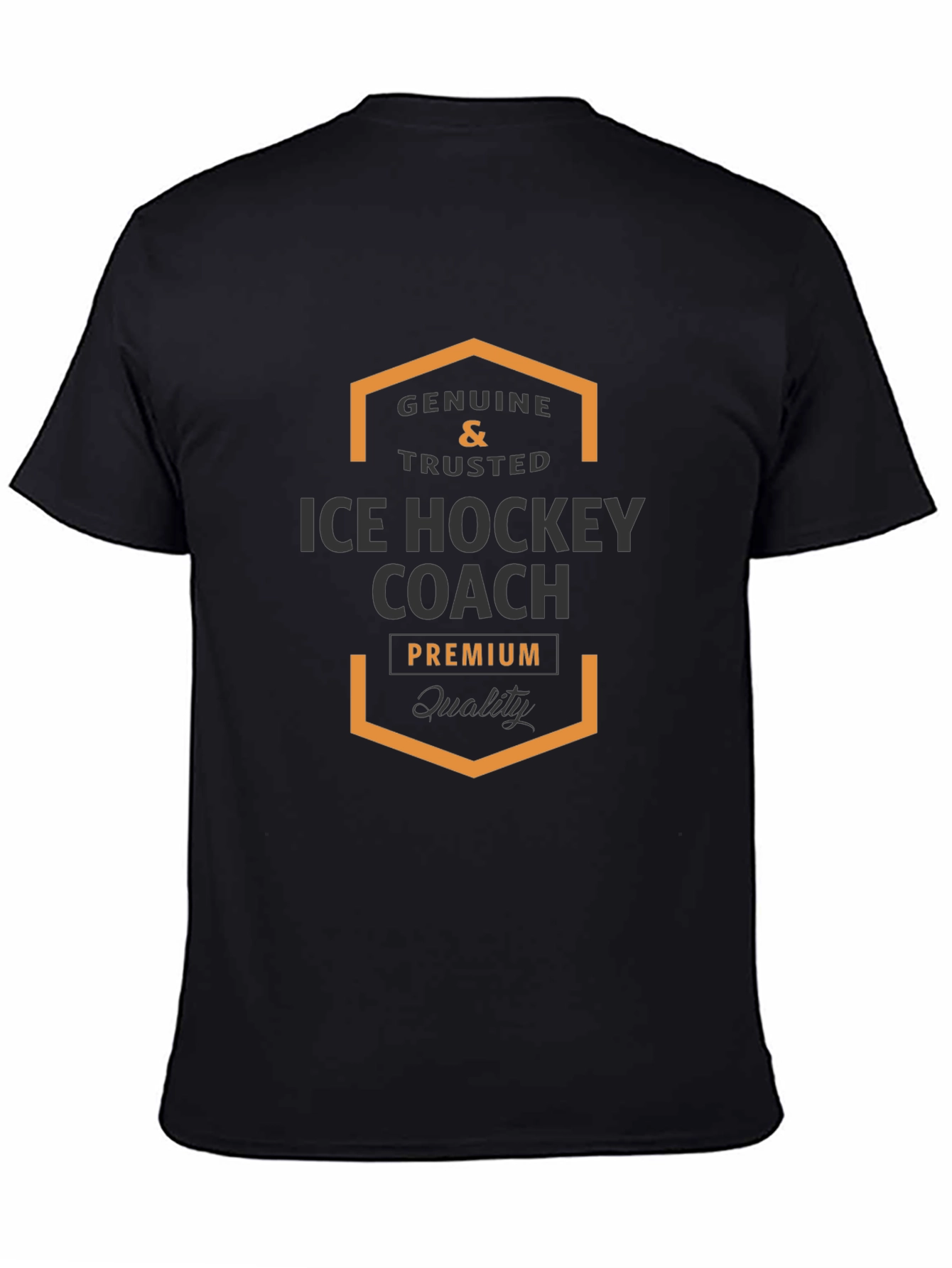 Black Ice Hockey Coach T-Shirt - Genuine & Trusted view 4