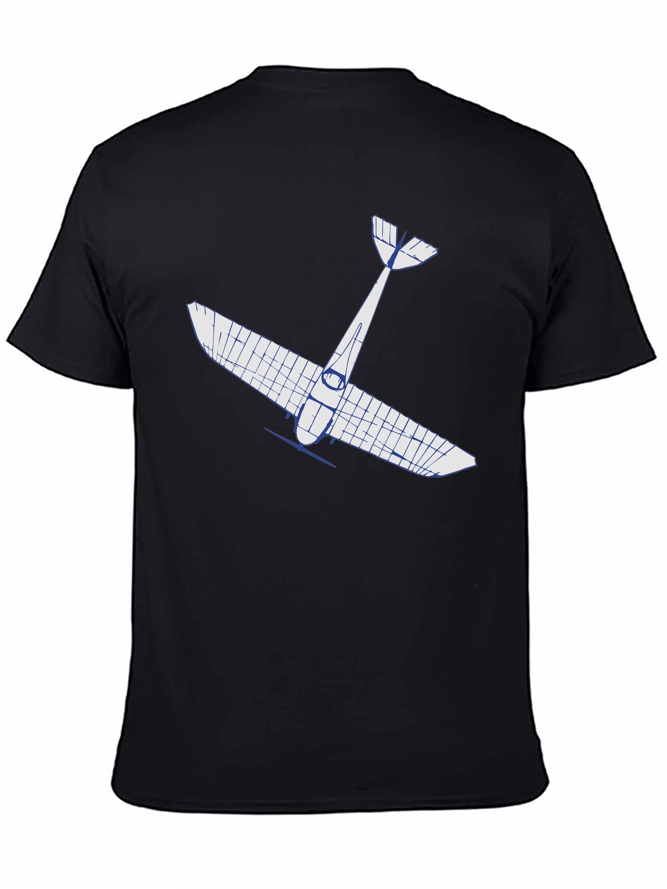 Black Airplane Graphic Tee - Pilot Gift view 4