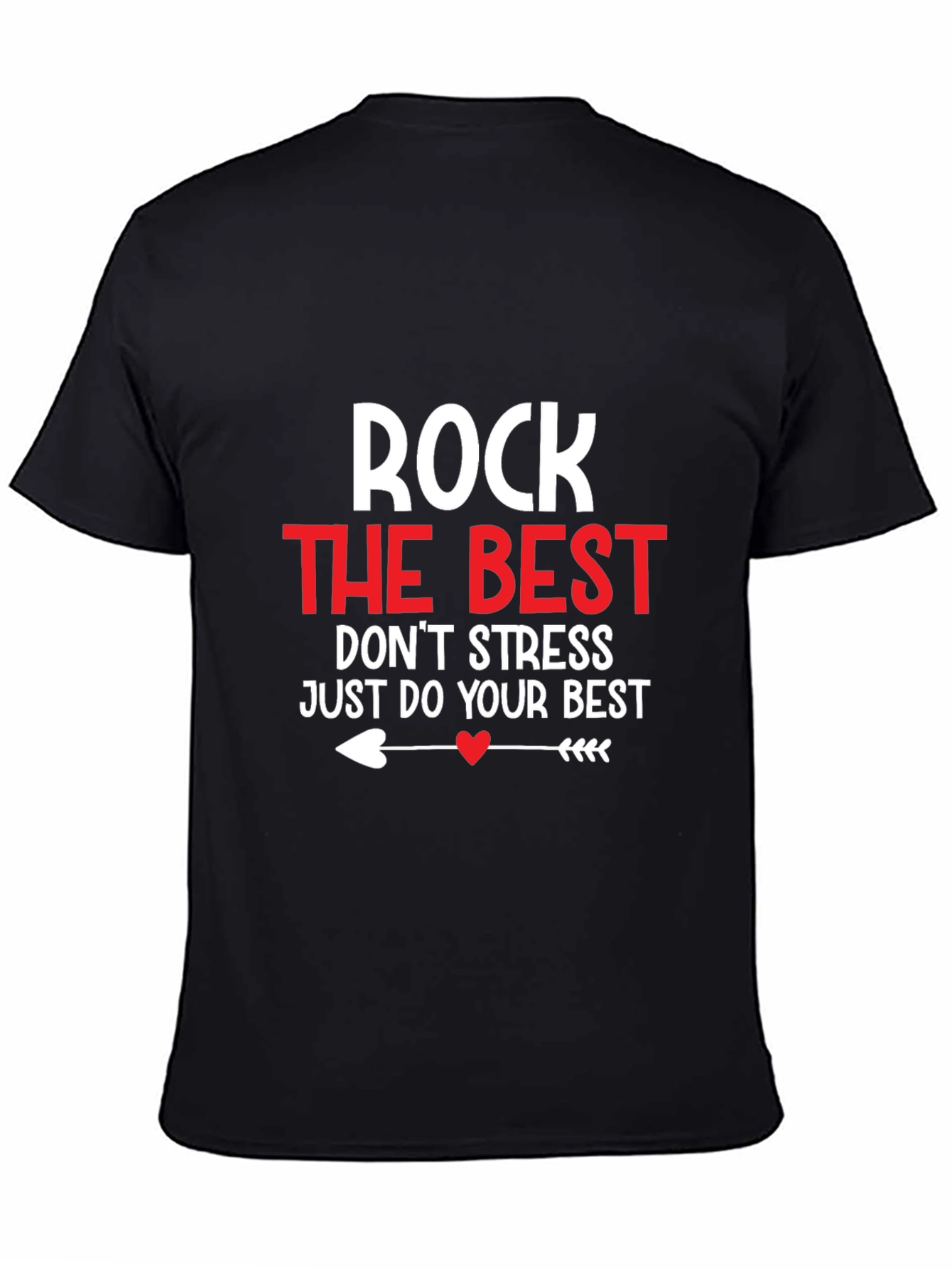 Black Rock the Best Graphic Tee - Black view 4