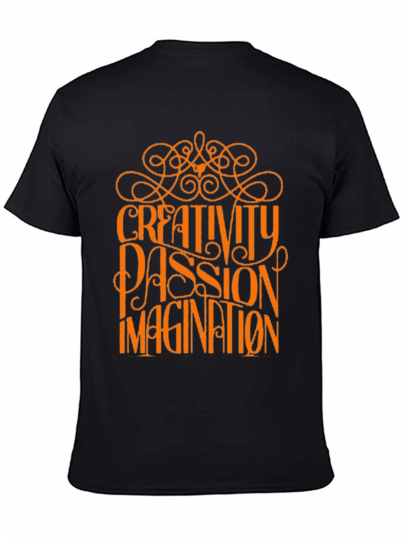 Black Creativity Passion Imagination Graphic Tee view 4