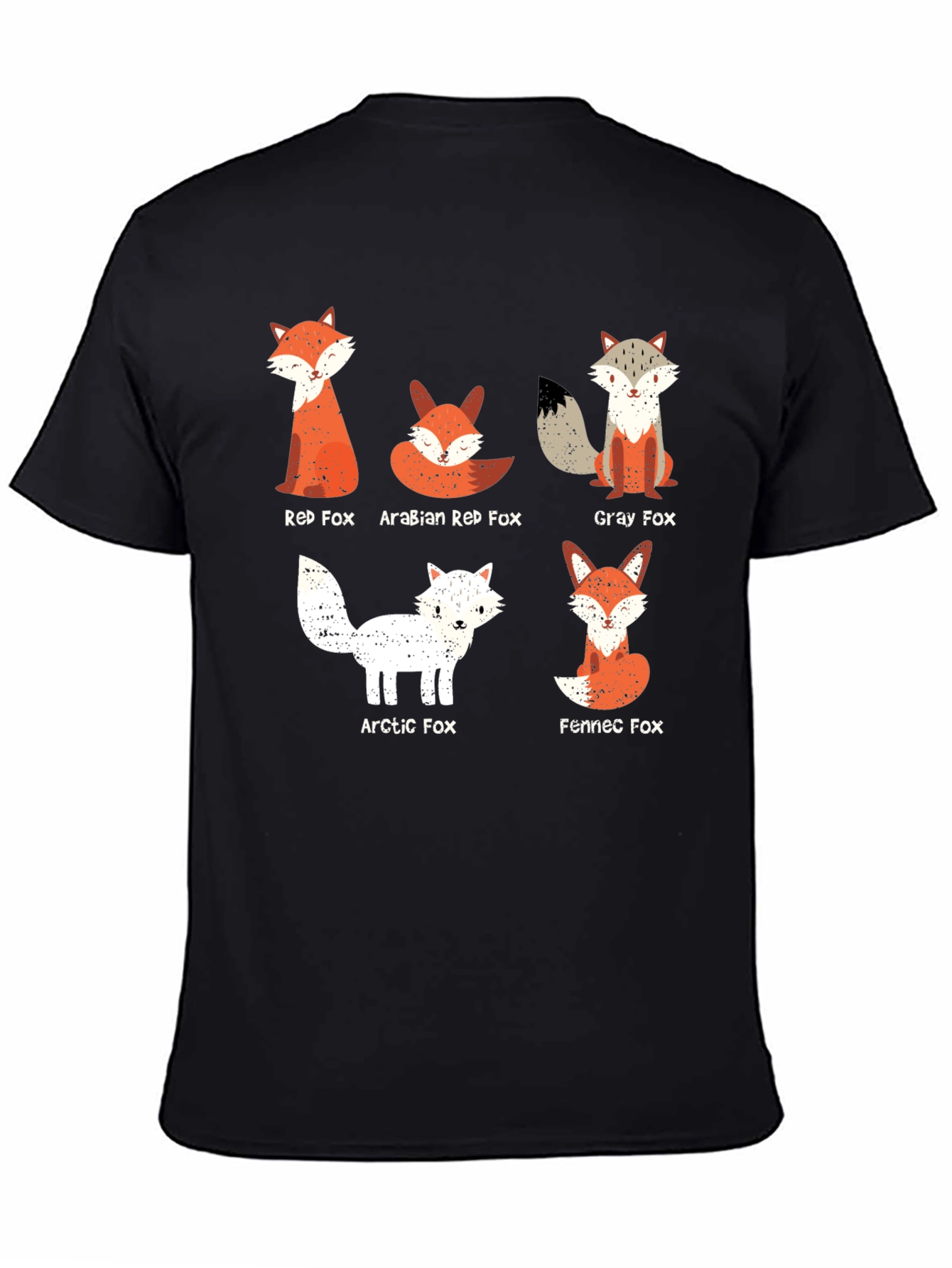 Black Fox Breed Graphic Tee - Men's Black Cotton T-Shirt view 4
