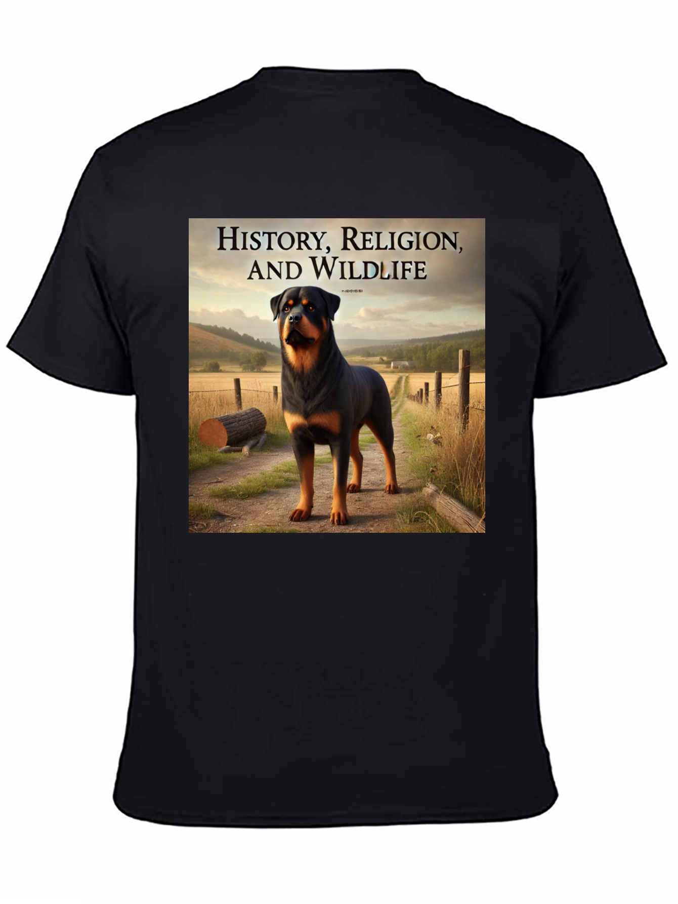 Rottweiler T-Shirt: History, Religion, & Wildlife Tee - 4