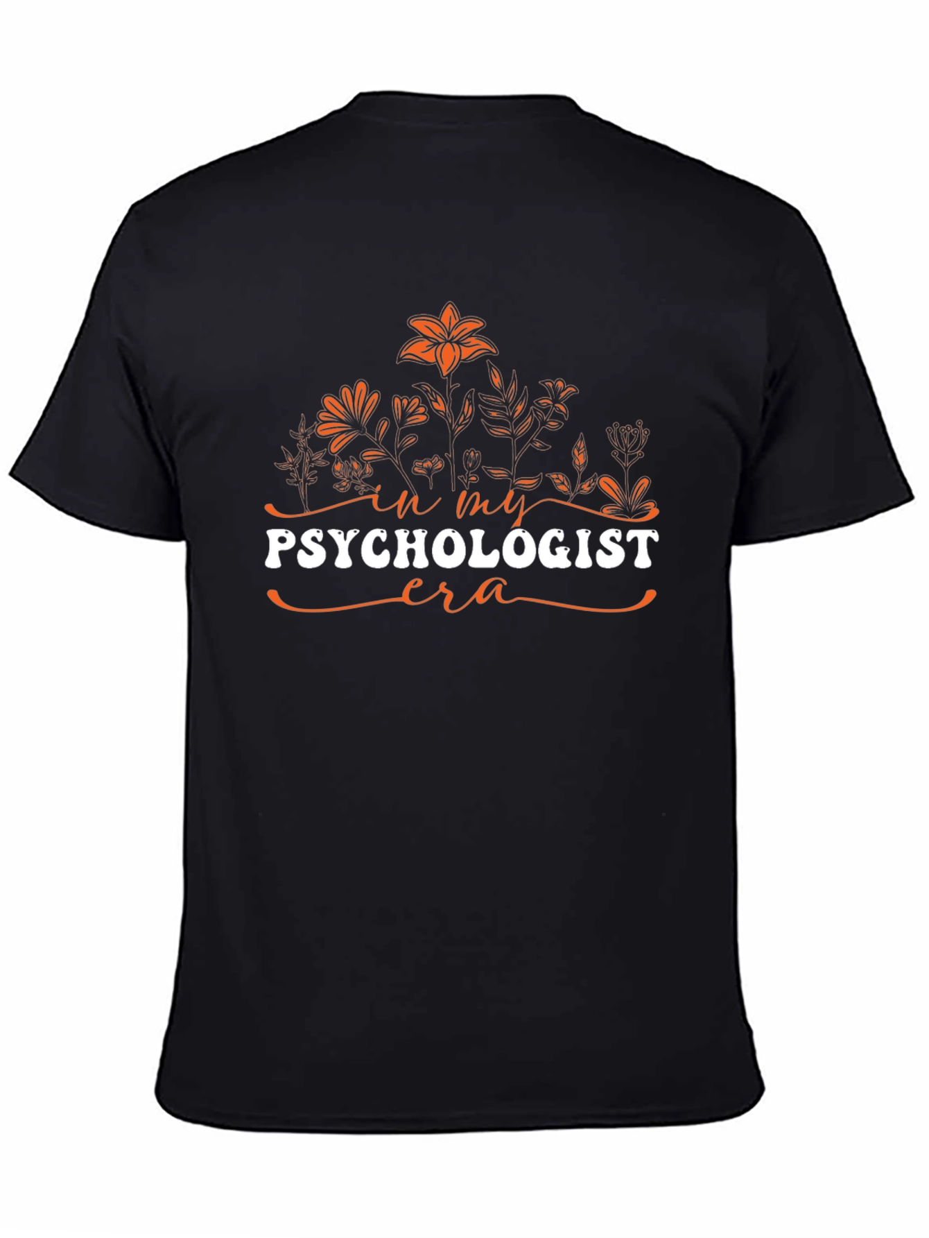 Black In My Psychologist Era T-Shirt view 4