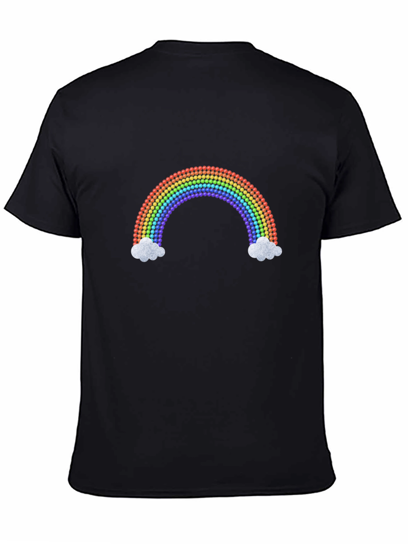 Black Rainbow Graphic Tee - Casual Style view 4