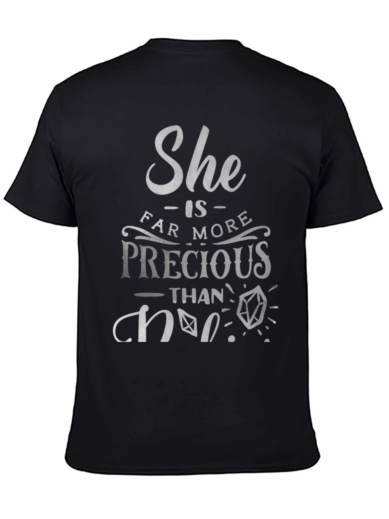 Black She Is More Precious Than Rubies T-Shirt view 4