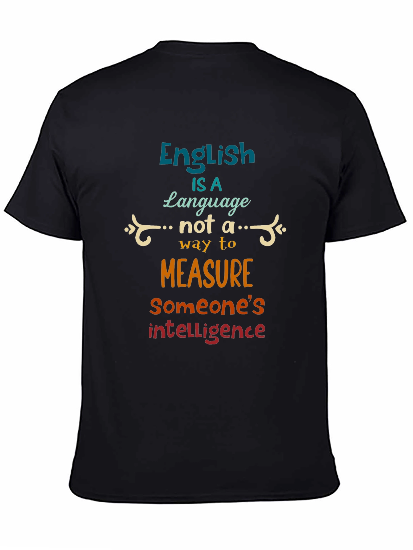 Black English is a Language T-Shirt view 4