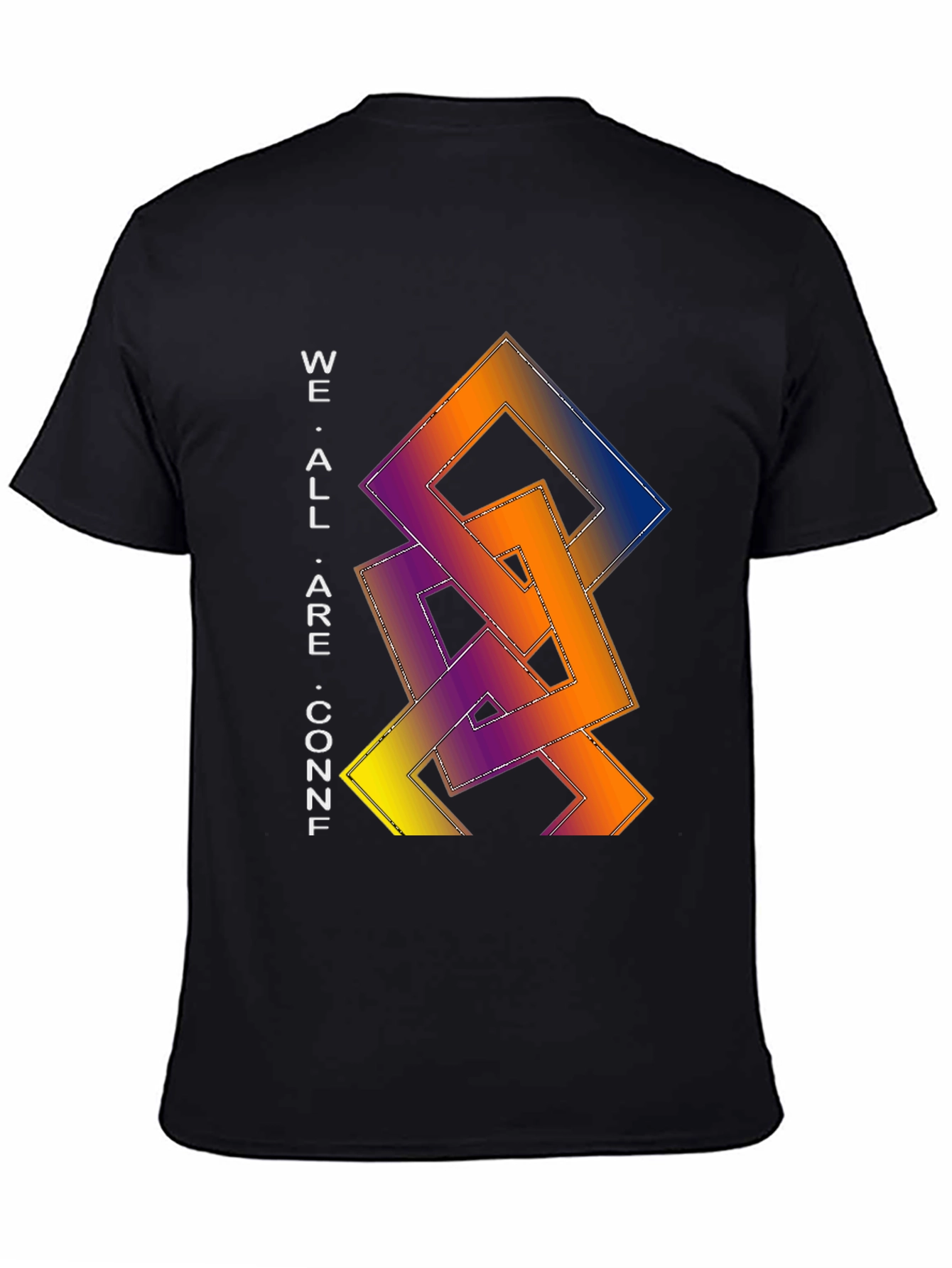 Black Conf Square Graphic T-Shirt view 4