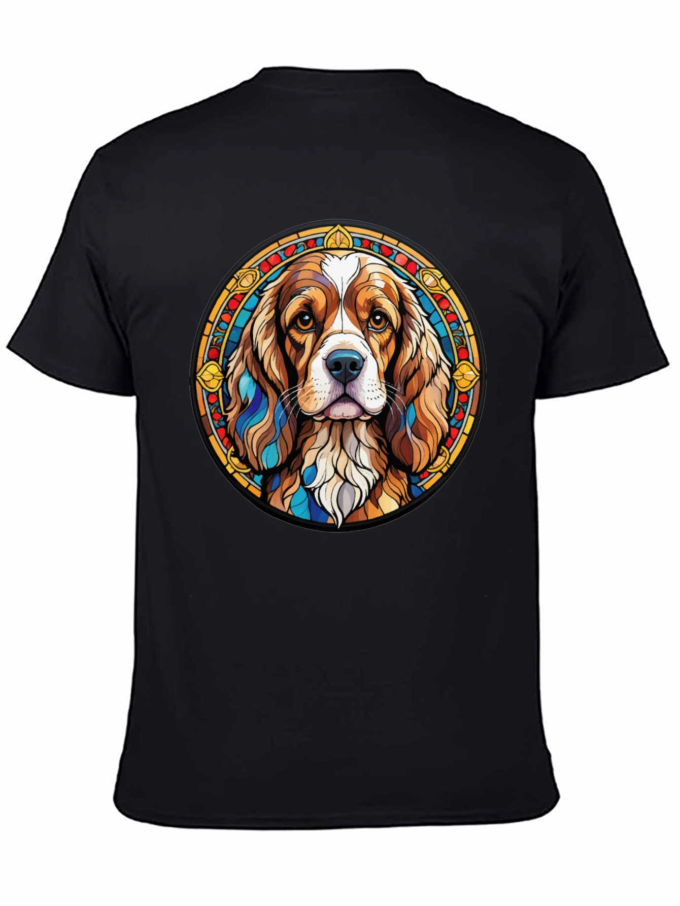 Black Dog Breed Graphic Tee - Stylish Round Design view 4