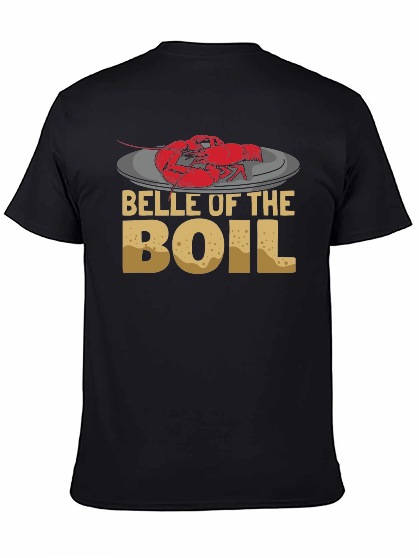 Black Belle of the Boil Lobster T-Shirt view 4