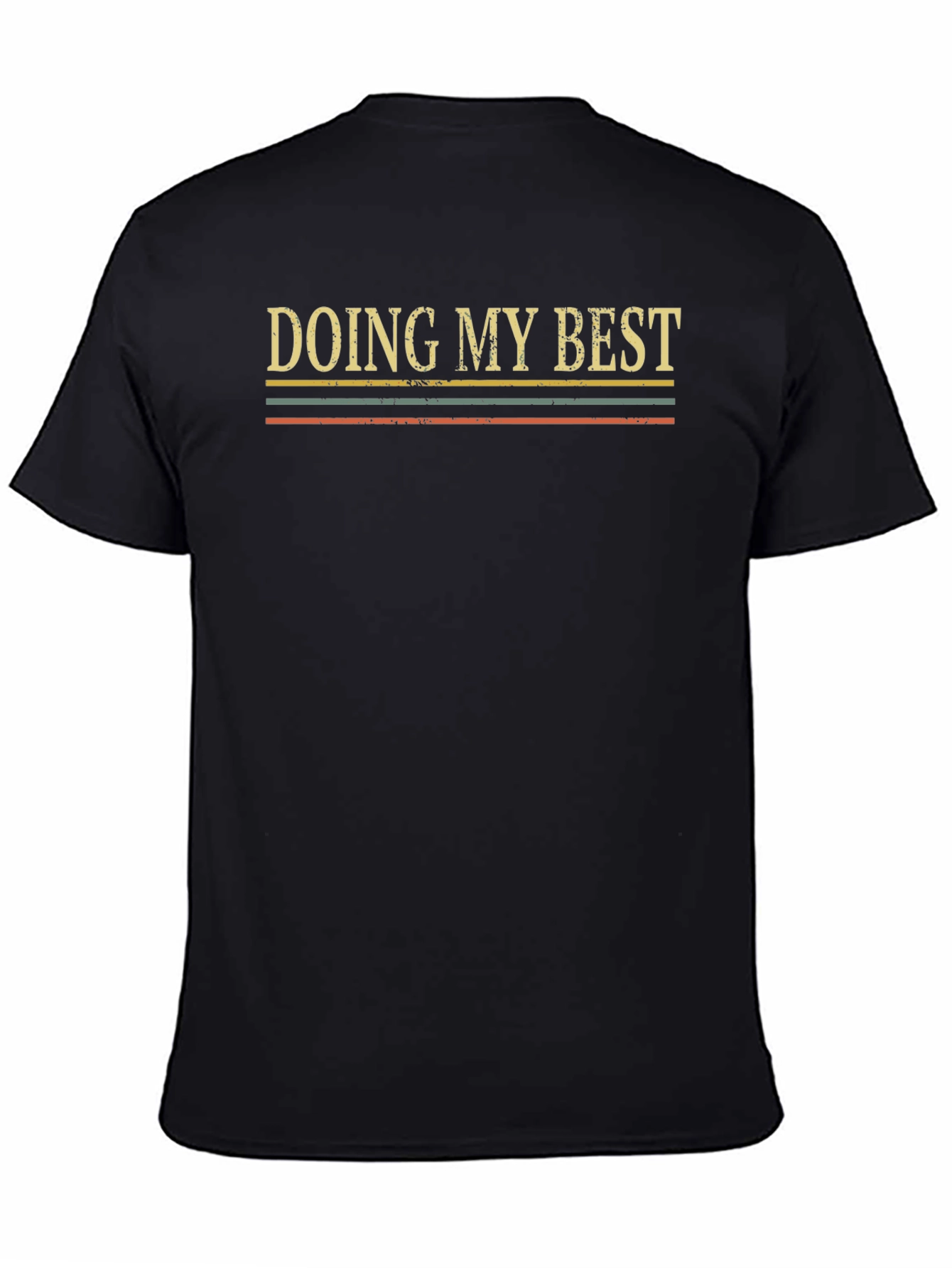 Black Doing My Best Graphic T-Shirt - Black view 4