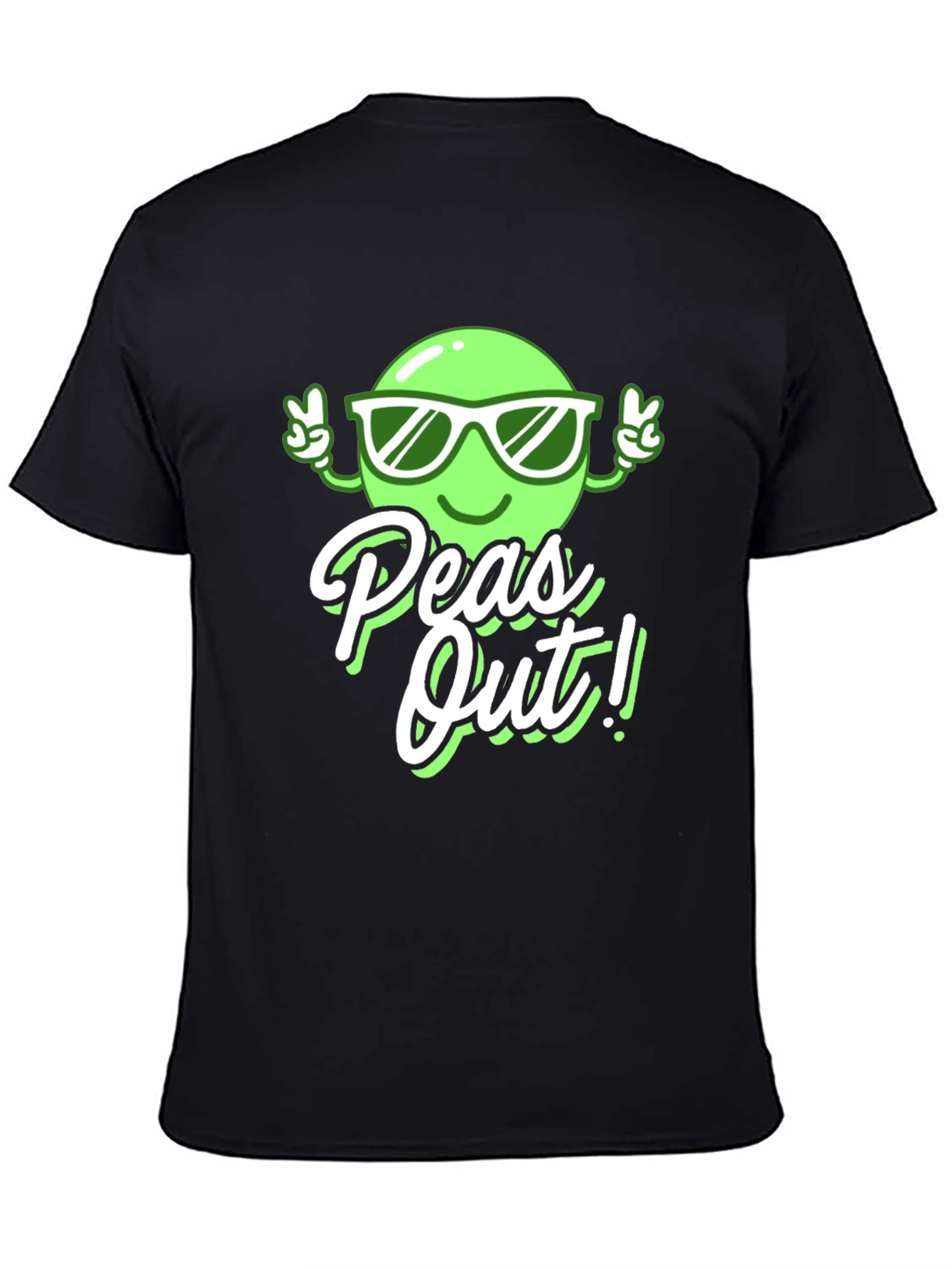 Black Peas Out! Graphic Tee - Cool & Comfy view 4