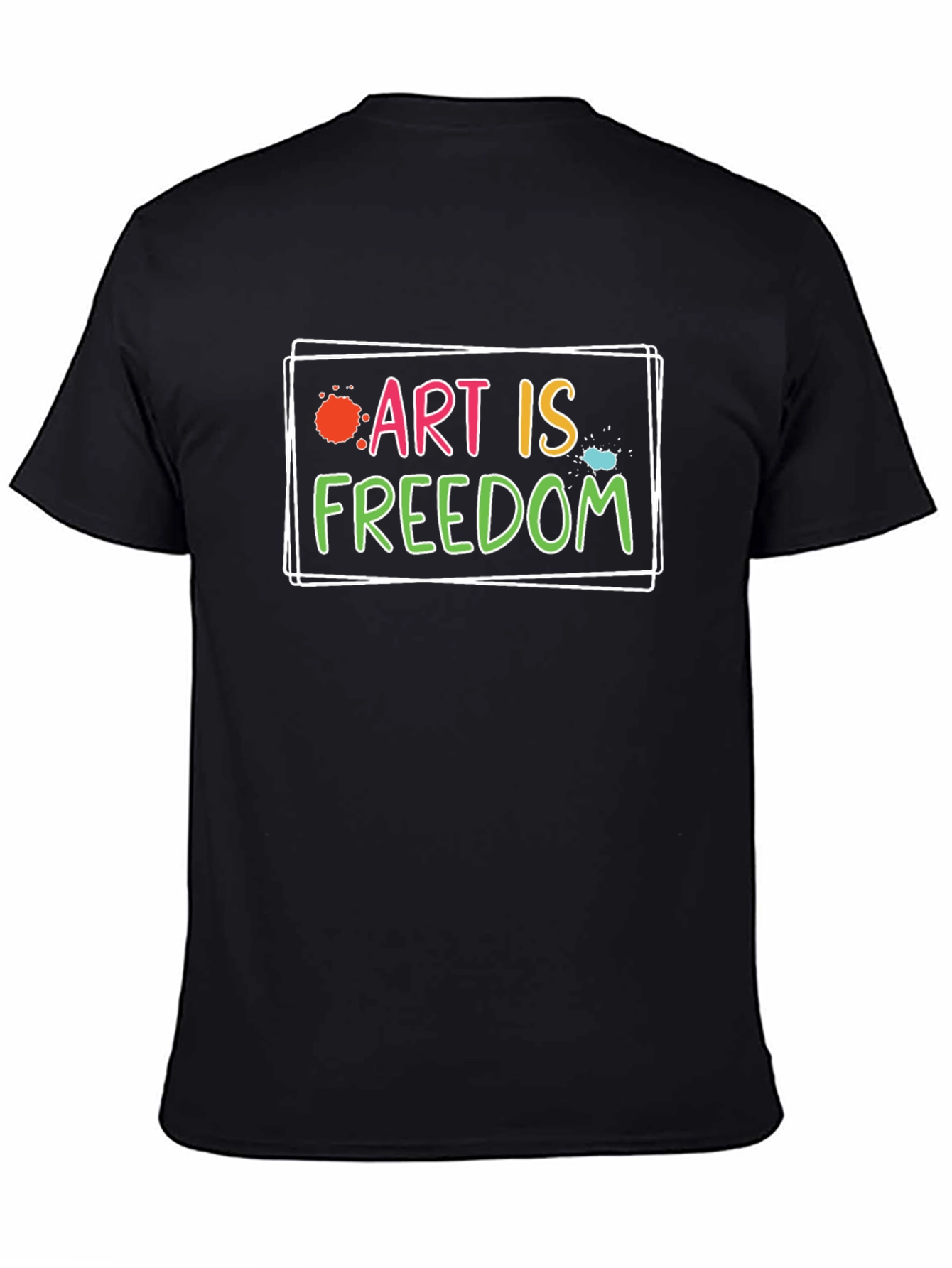 Black Art is Freedom Graphic Tee view 4