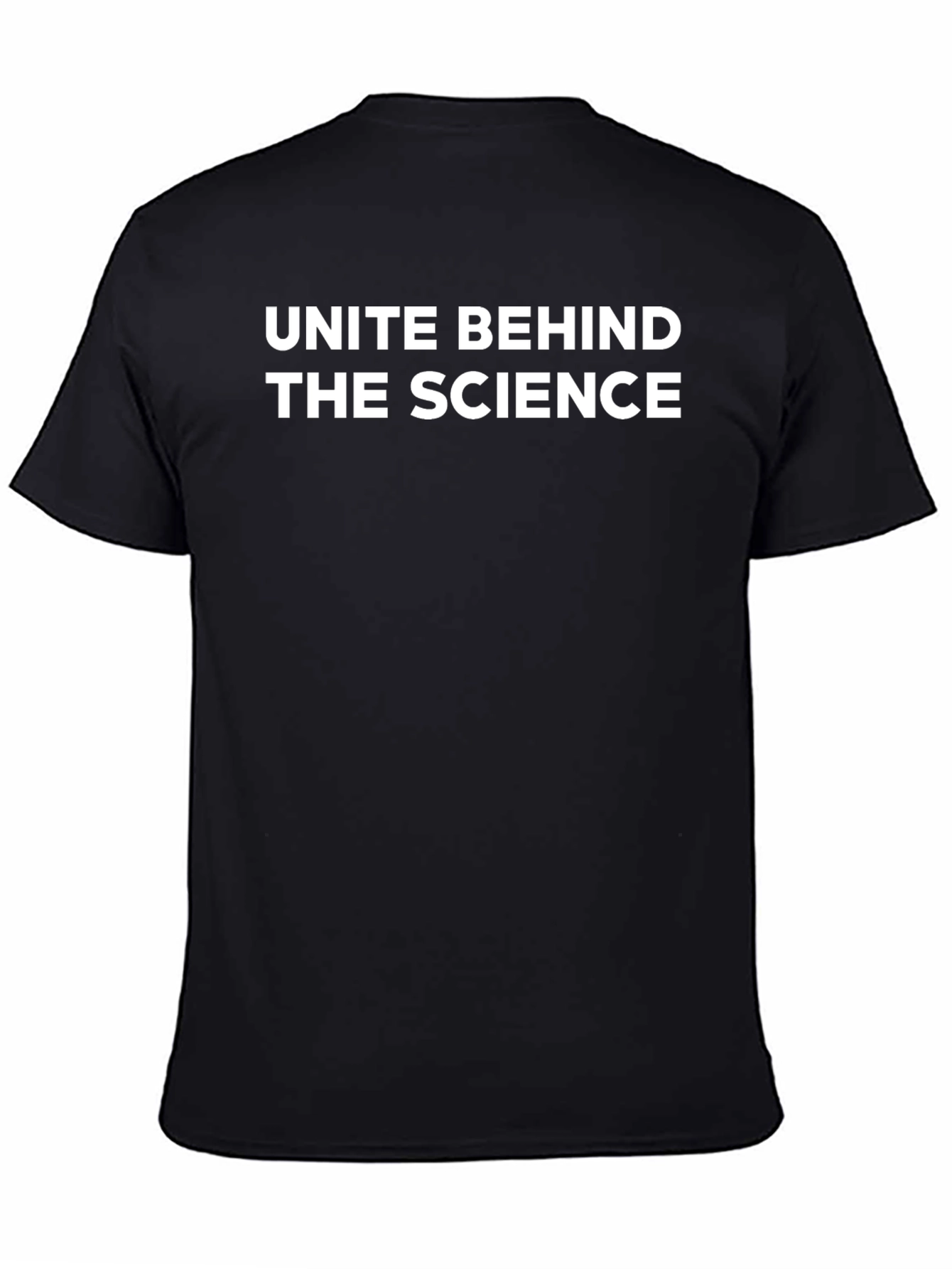 Black Unite Behind the Science Graphic Tee - Black view 4