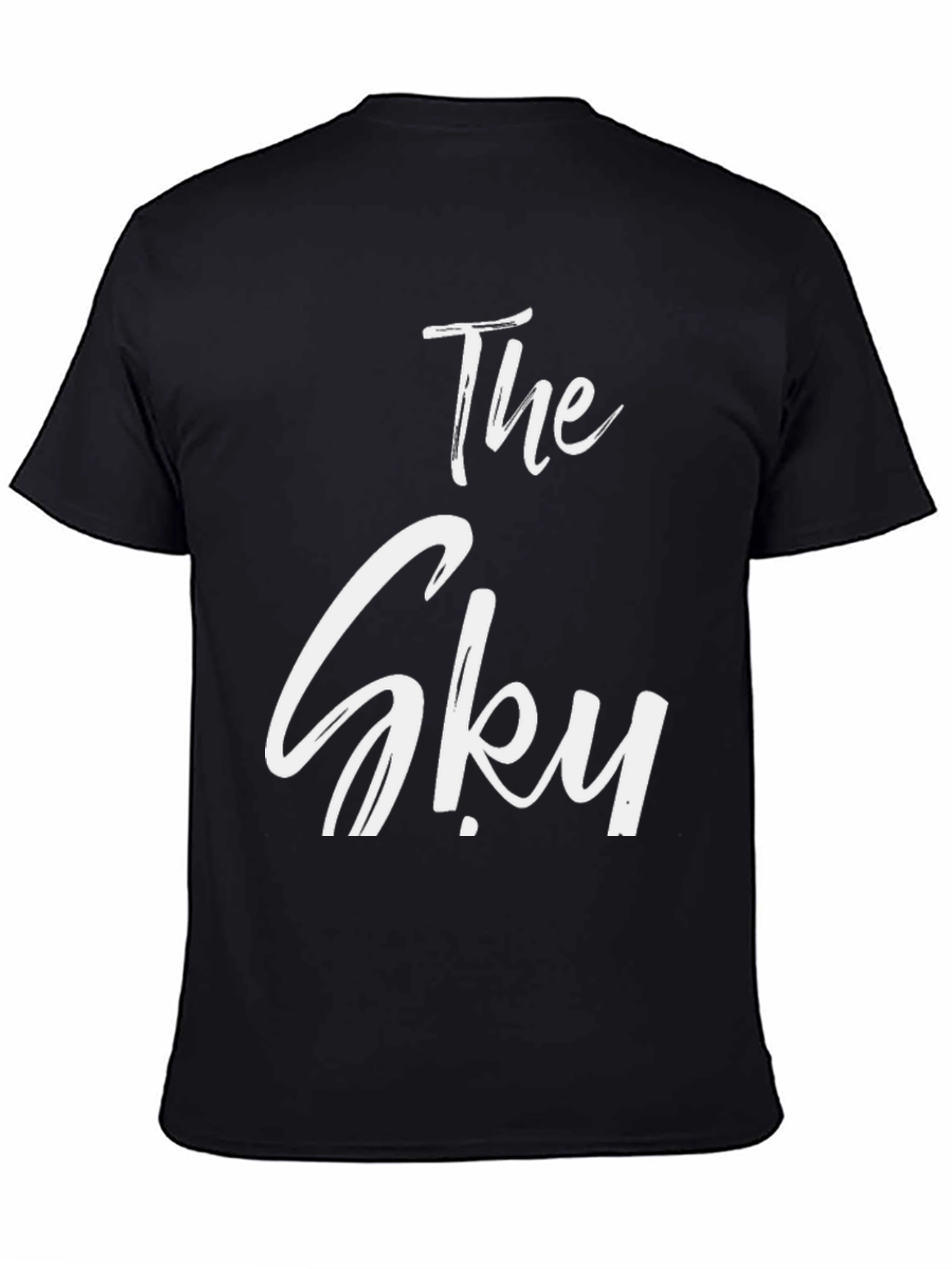 Black The Sky Graphic T-Shirt - Stylish Cotton Tee view 4