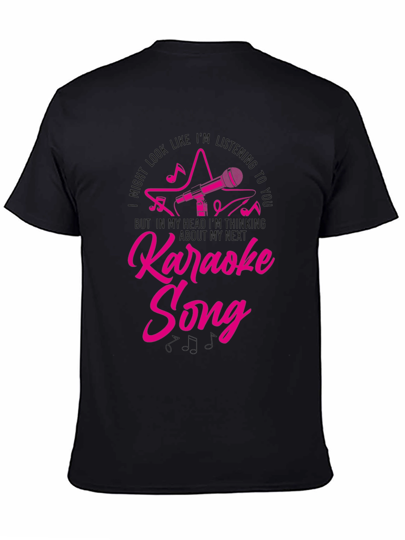 Karaoke Song T-Shirt - Fun Graphic Tee - 4