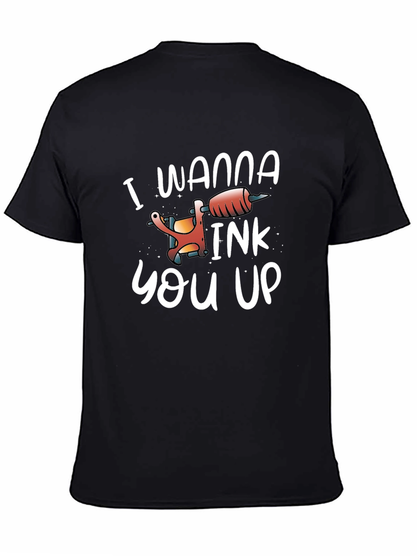 Black I Wanna Ink You Up Graphic Tee view 4
