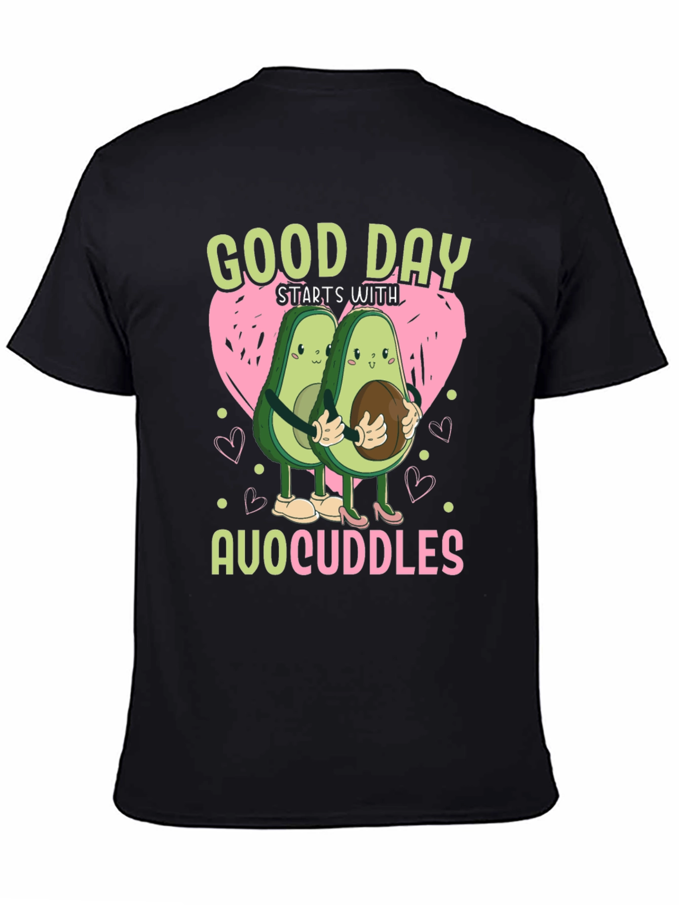 Black AvoCuddles T-Shirt view 4