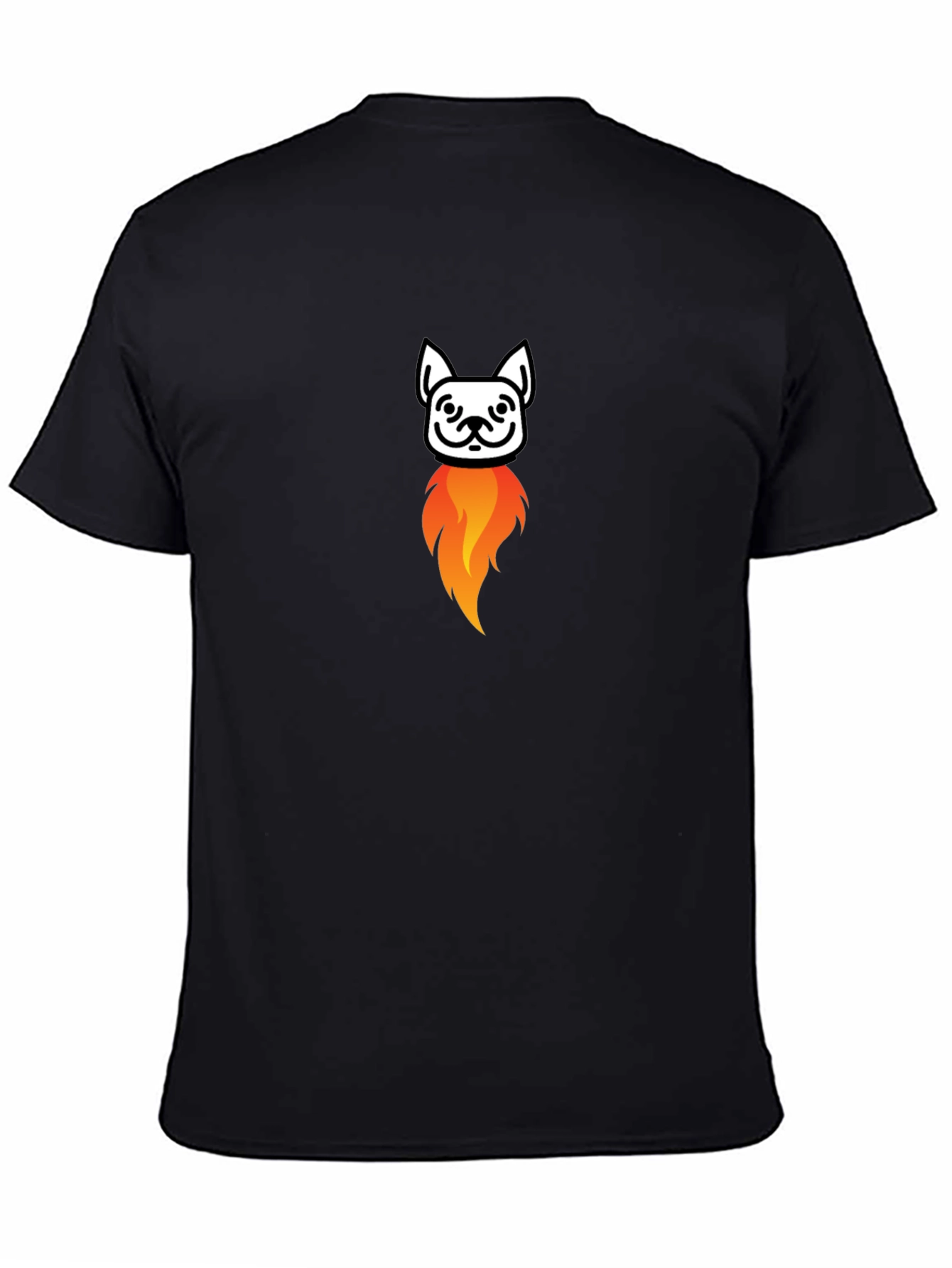 Black Men's Black Graphic Tee - Dog Rocket view 4