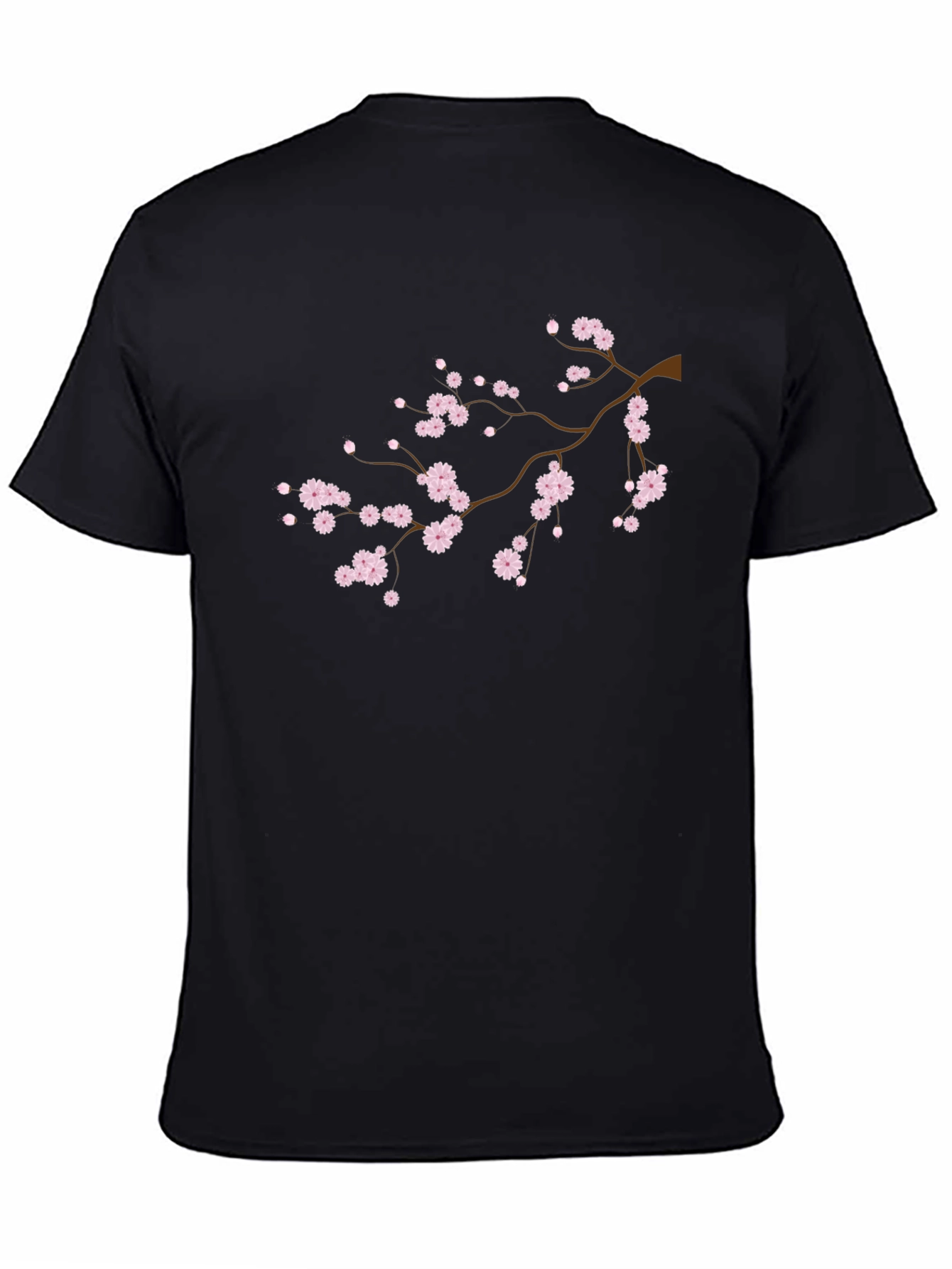 Black Cherry Blossom T-Shirt view 4