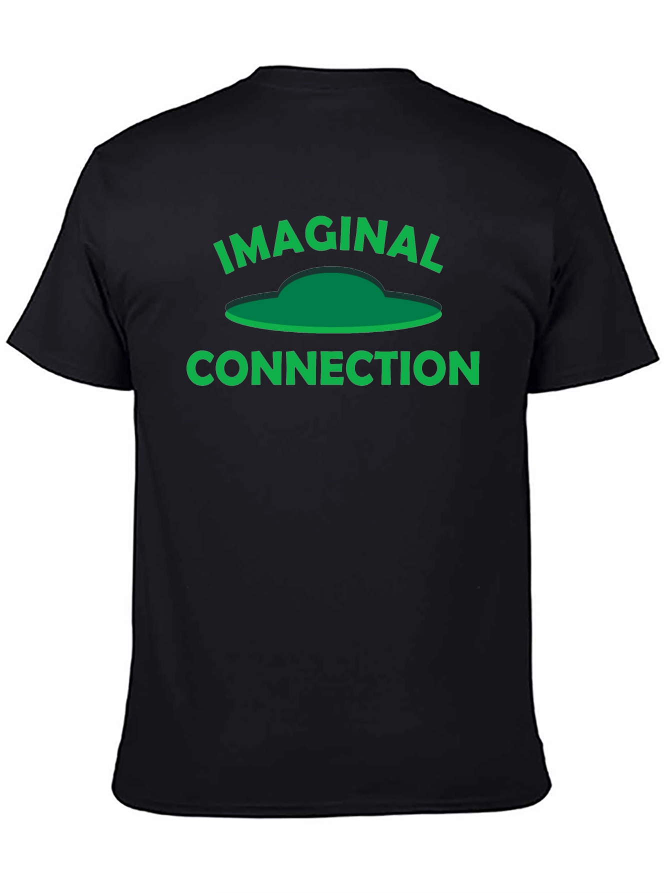 Black Imaginal Connection UFO Graphic T-Shirt view 4