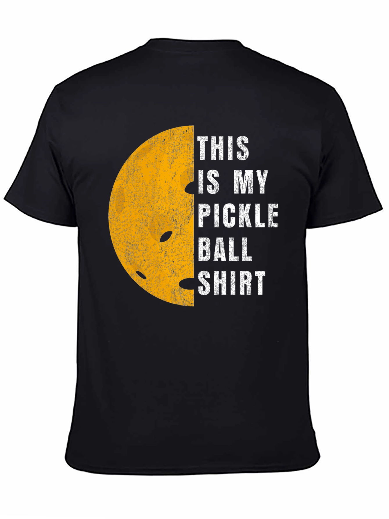 Black Pickleball Shirt - Funny Pickle Ball T-Shirt view 4