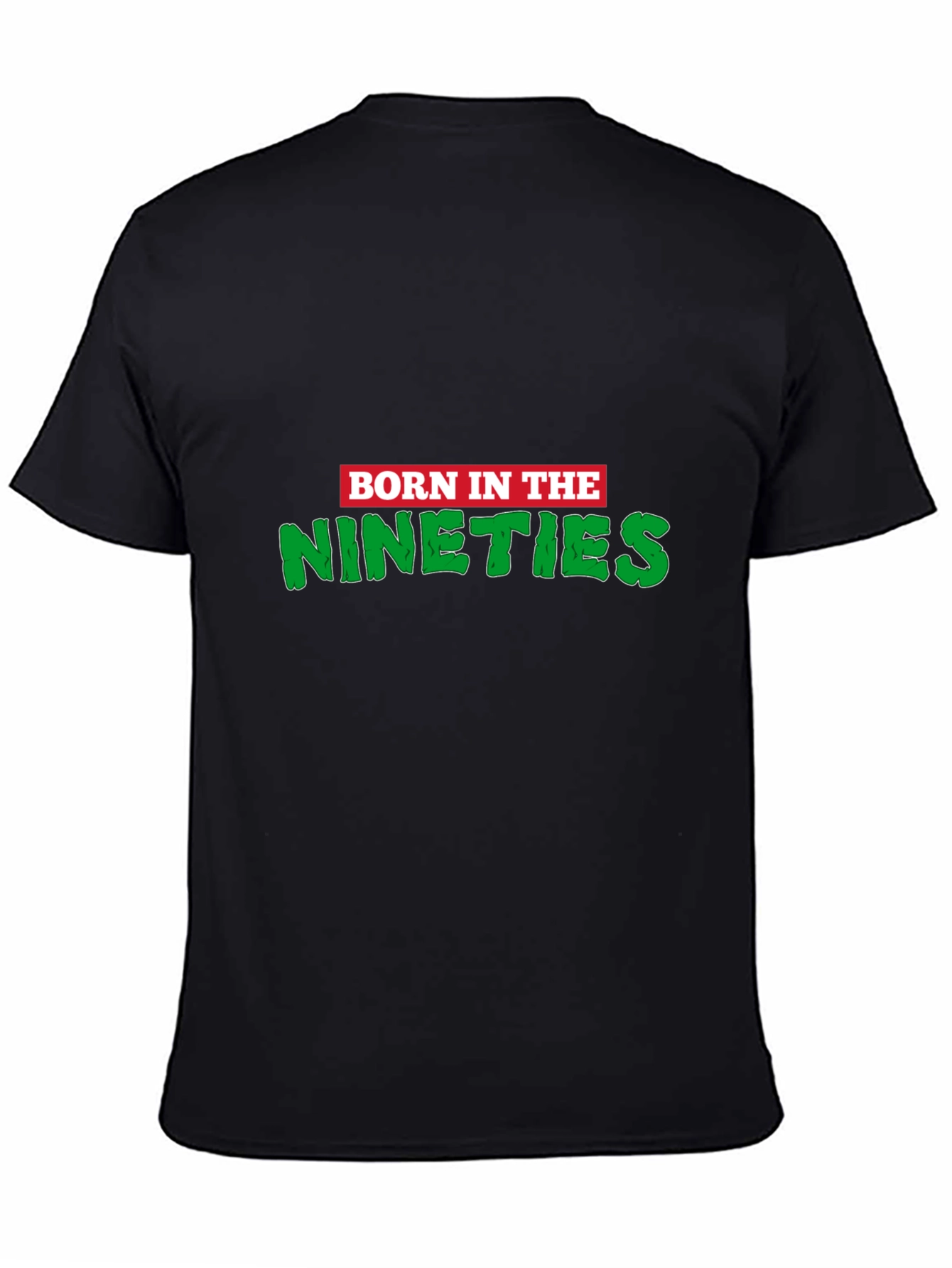 Black Born in the Nineties Graphic Tee view 4