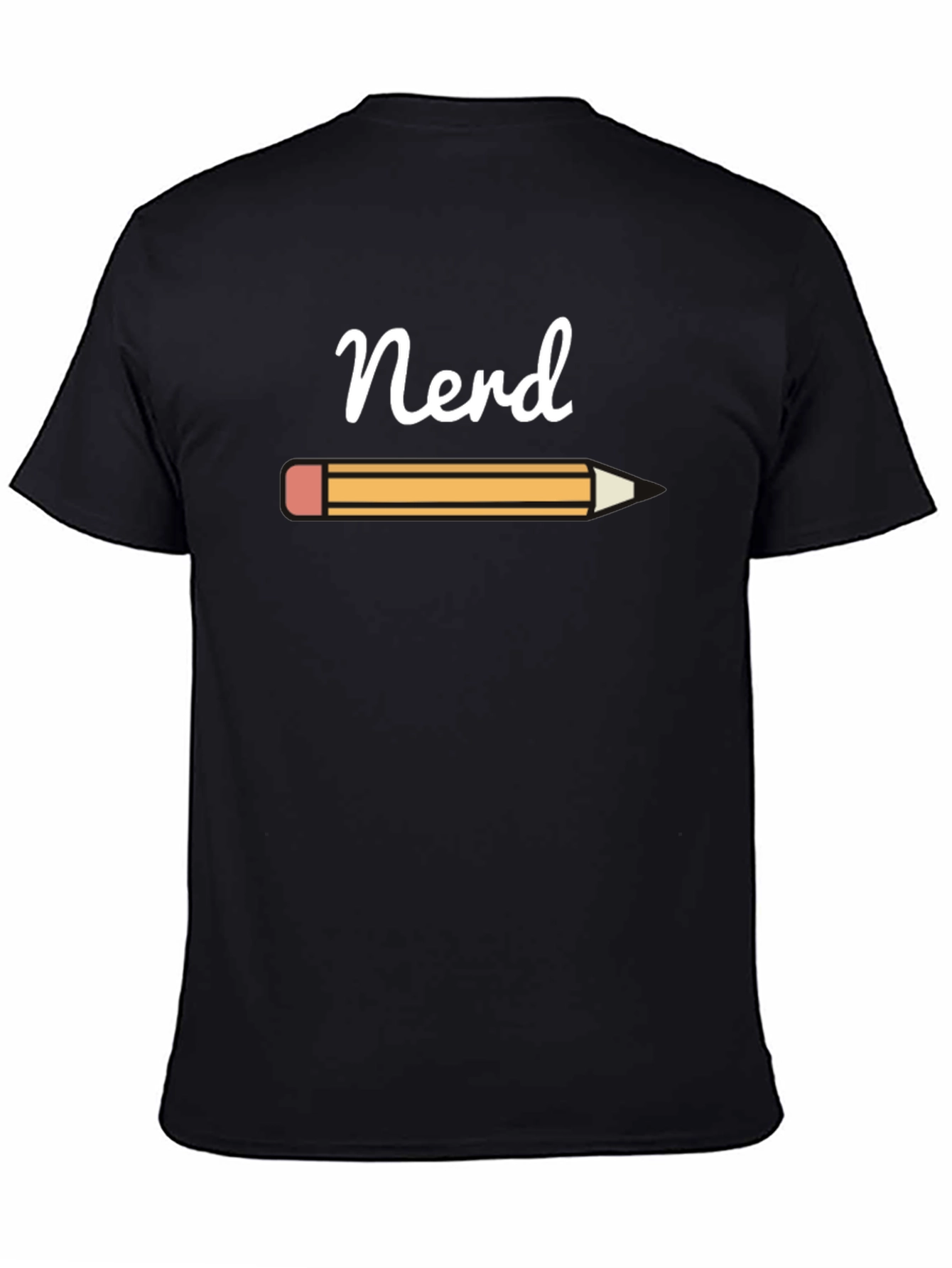 Black Nerd Pencil Tee - Smart & Stylish view 4