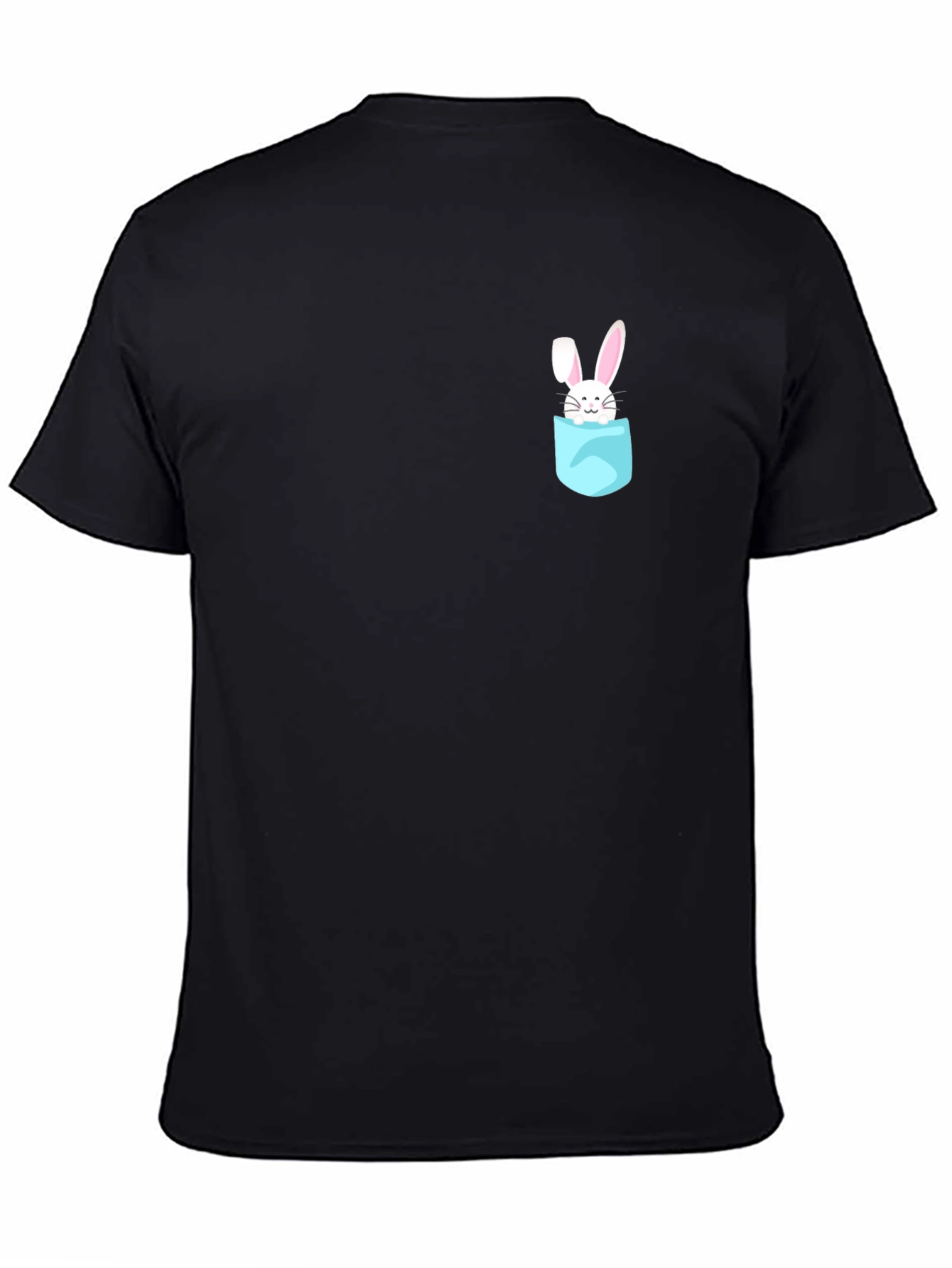Black Black Bunny Pocket Tee view 4