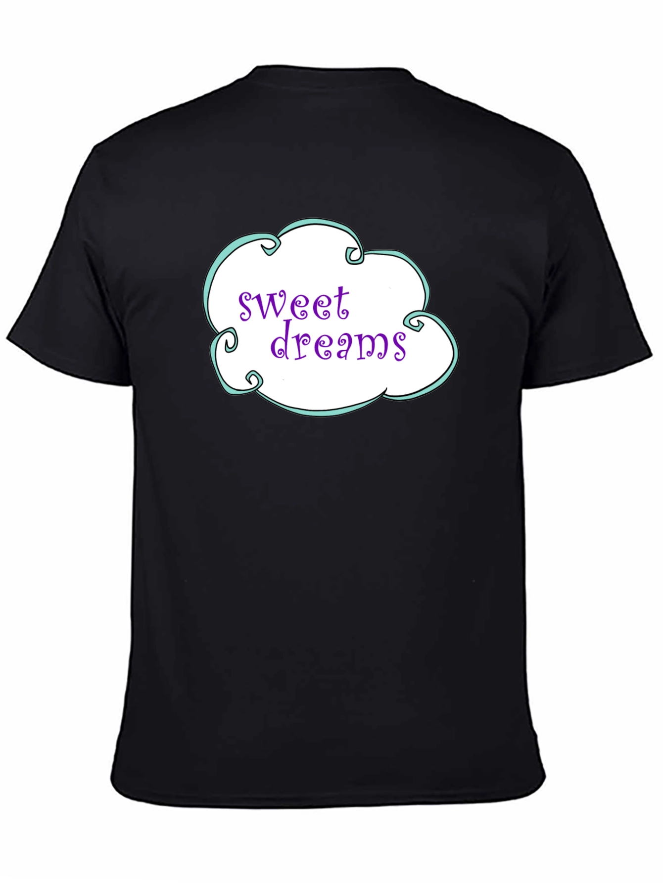 Black Sweet Dreams Graphic T-Shirt view 4