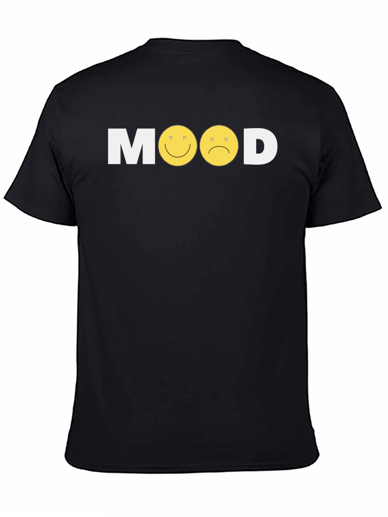 Black Mood Graphic Tee - Men's Black T-Shirt view 4