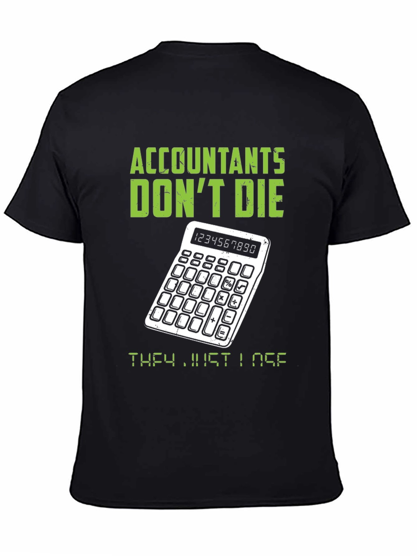 Black Accountants Don't Die T-Shirt view 4