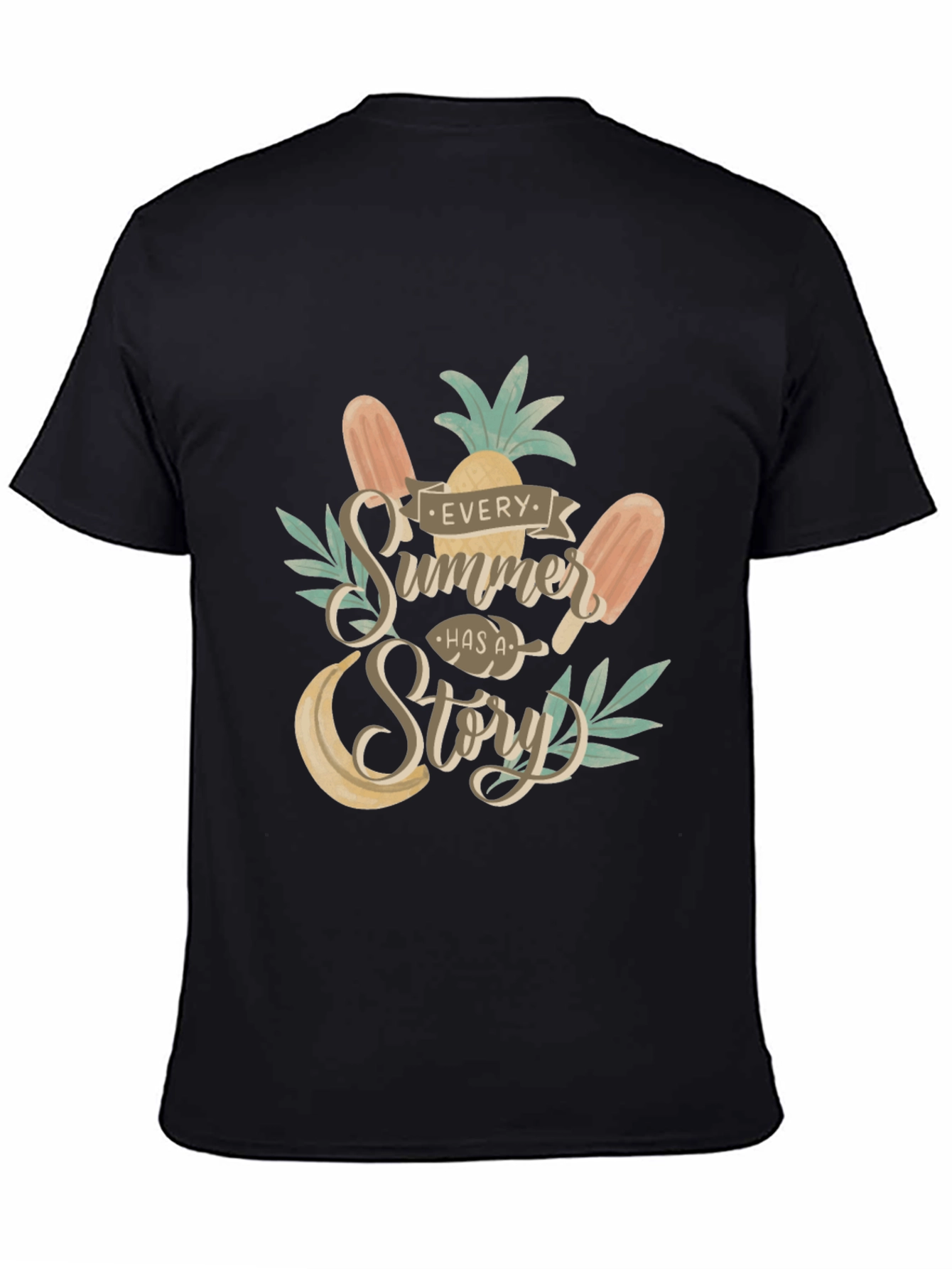 Black Every Summer Has a Story T-Shirt view 4