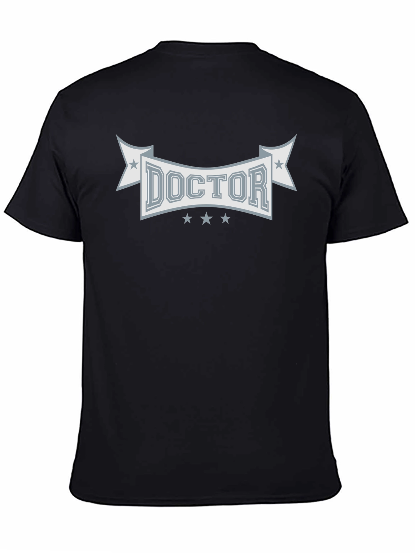 Black Doctor Graphic Tee - Black Cotton Blend view 4