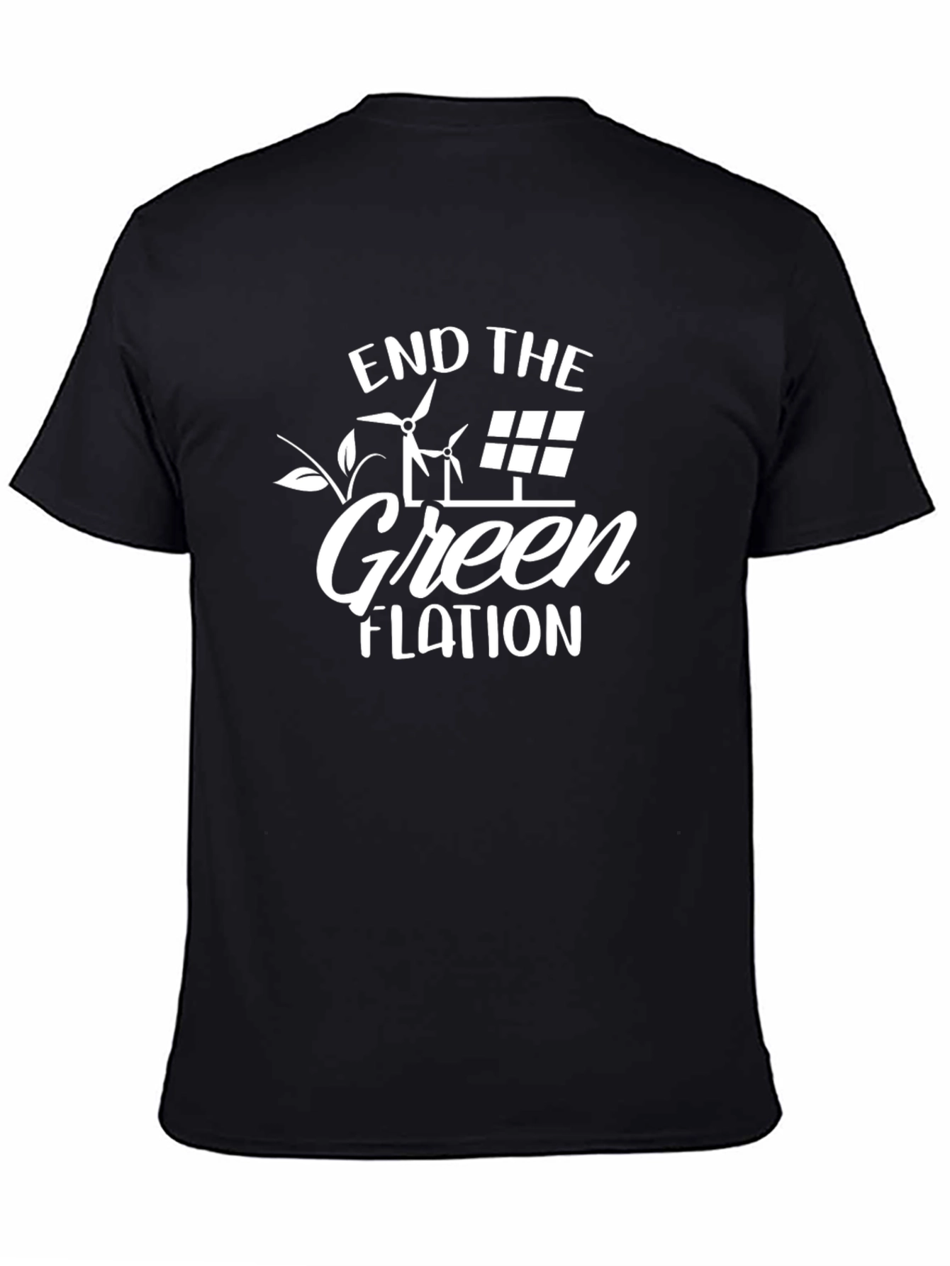 Black End The Greenflation Graphic Tee view 4