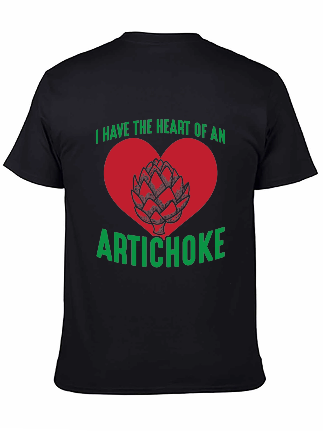 Black Heart of an Artichoke Graphic Tee view 4