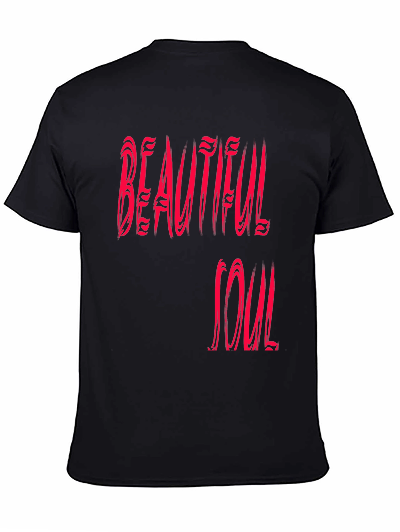 Black Beautiful Soul Graphic Tee - Black view 4