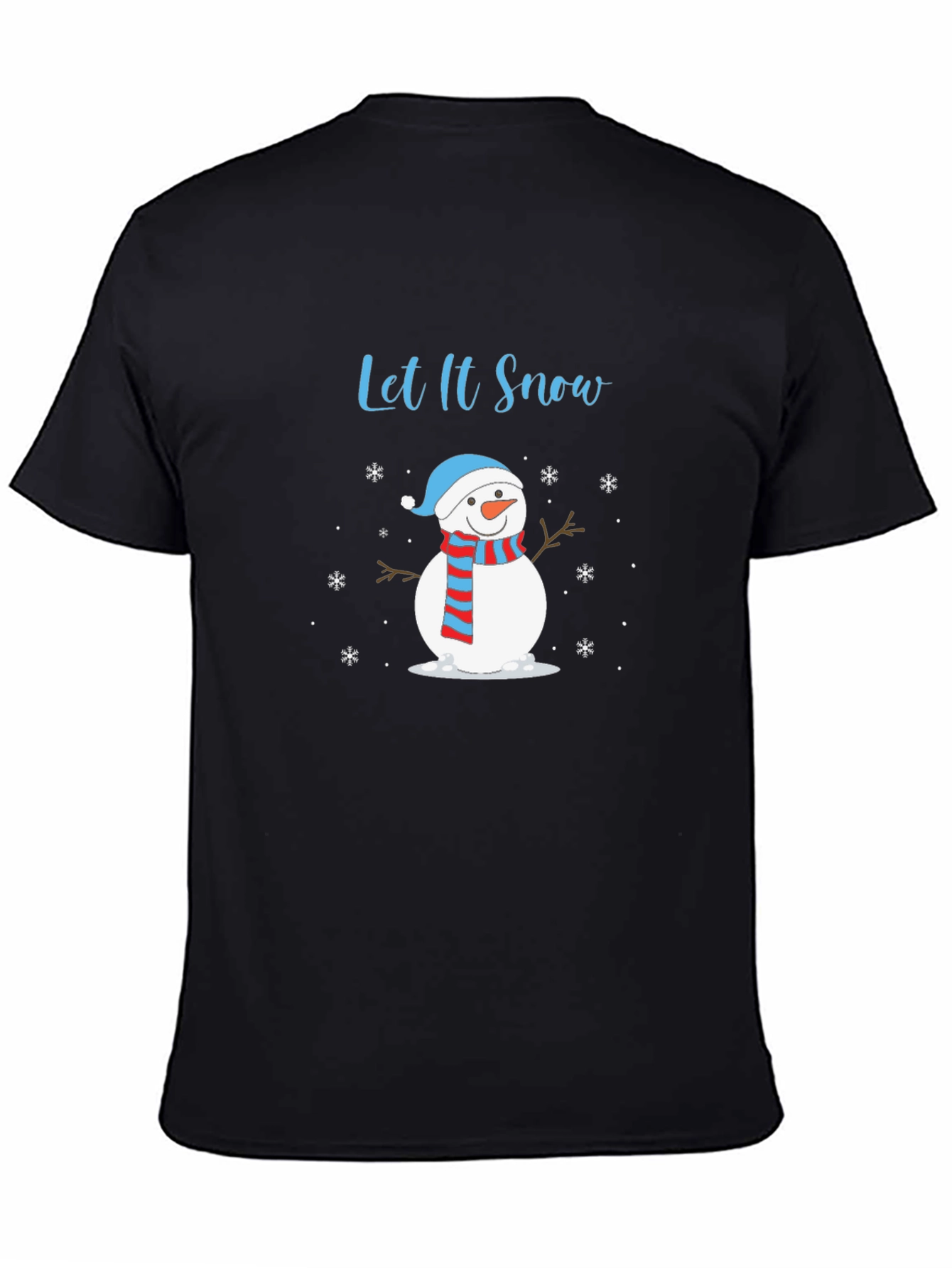 Let It Snow Snowman Graphic Tee - Holiday Style! - 4