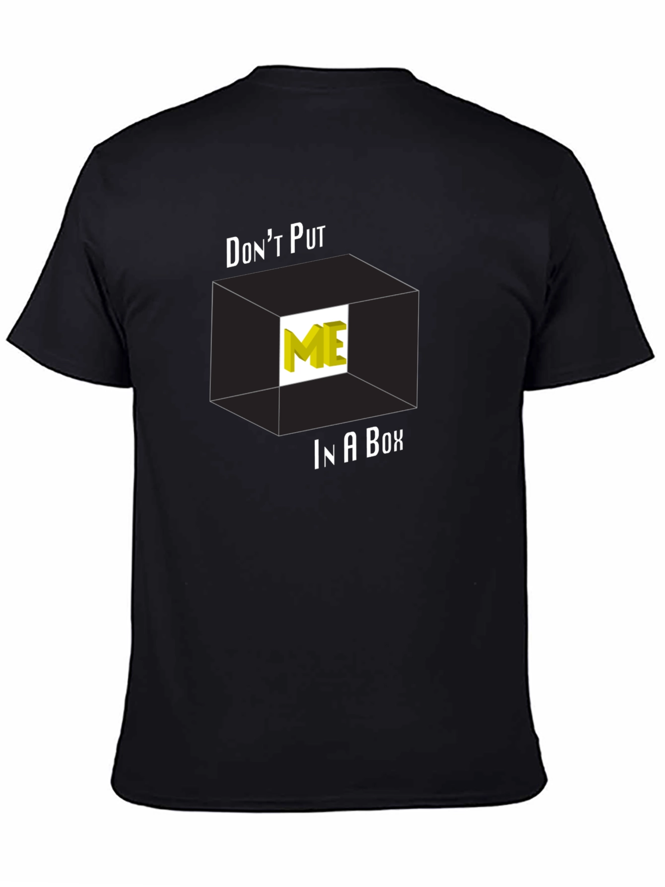 Black Don't Put Me in a Box Graphic Tee view 4