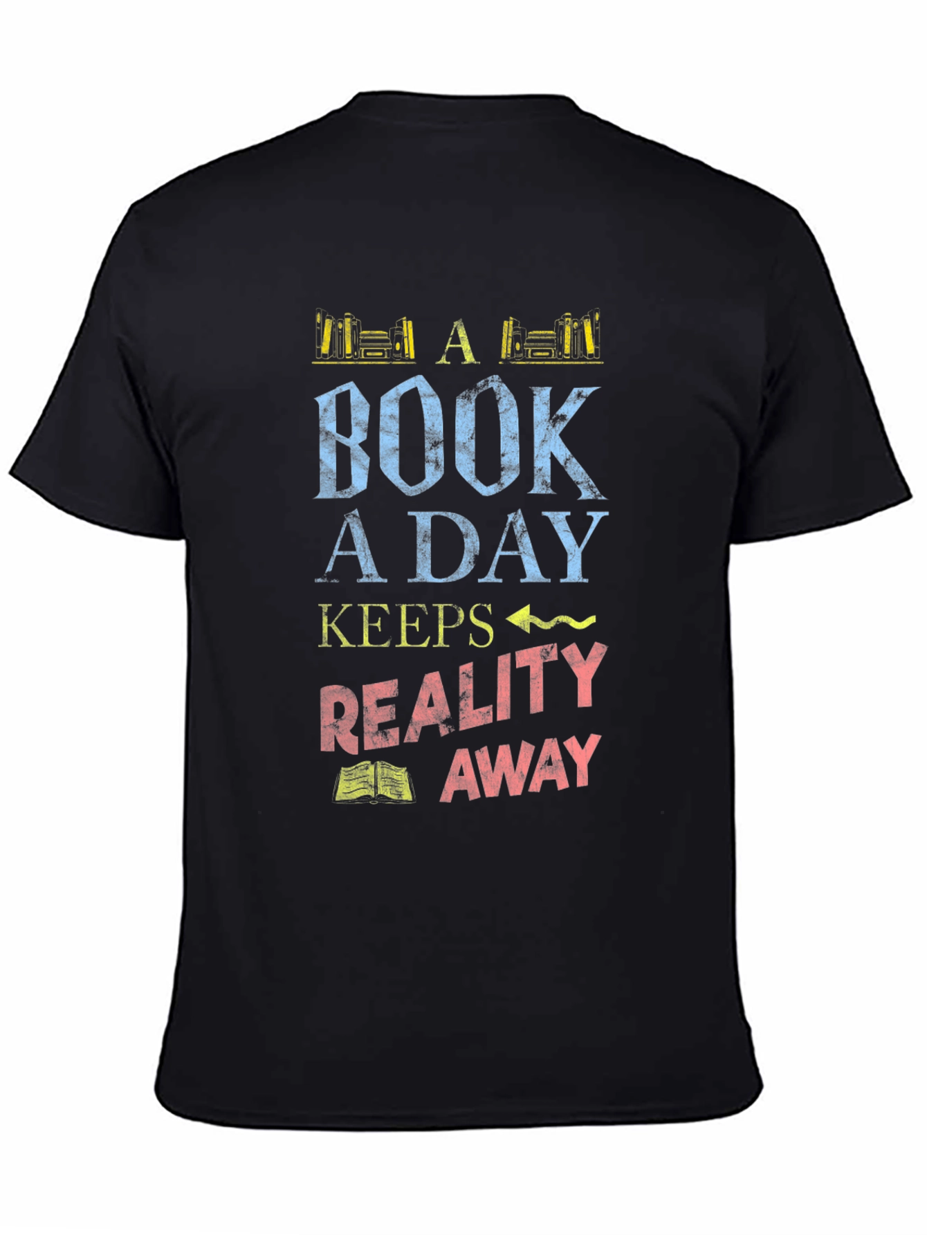 Black Book a Day Graphic Tee - Reading Lover's T-Shirt view 4