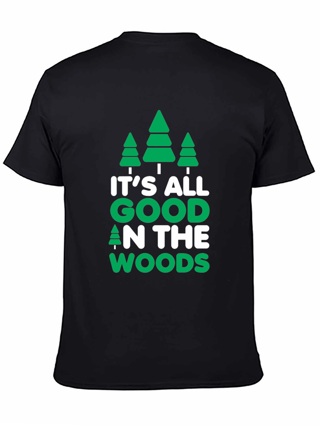 Black It's All Good in the Woods Graphic Tee view 4