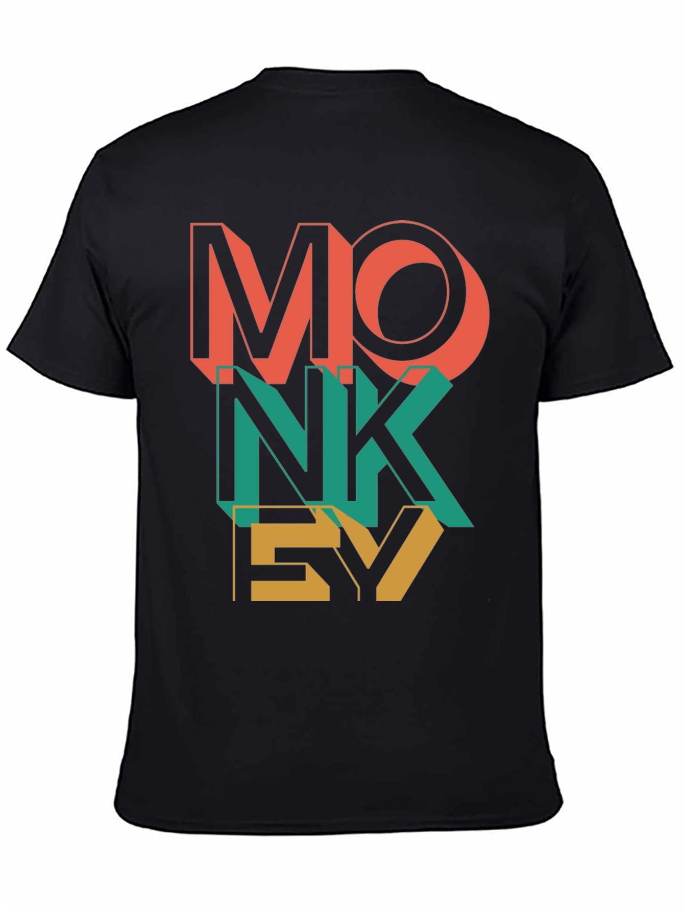 Black Monkey Graphic Tee - Cool Casual Style view 4