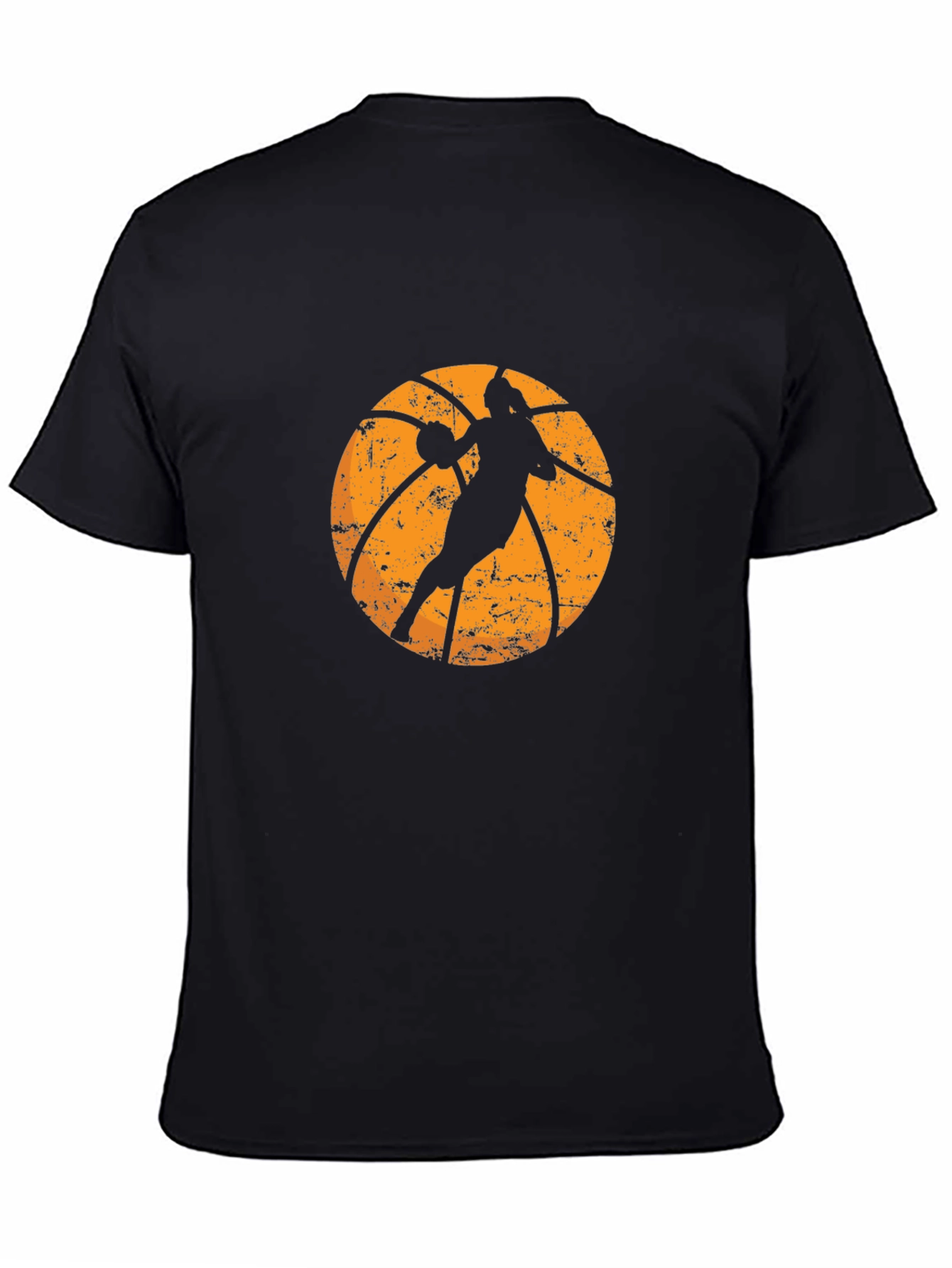 Black Basketball Graphic T-Shirt view 4
