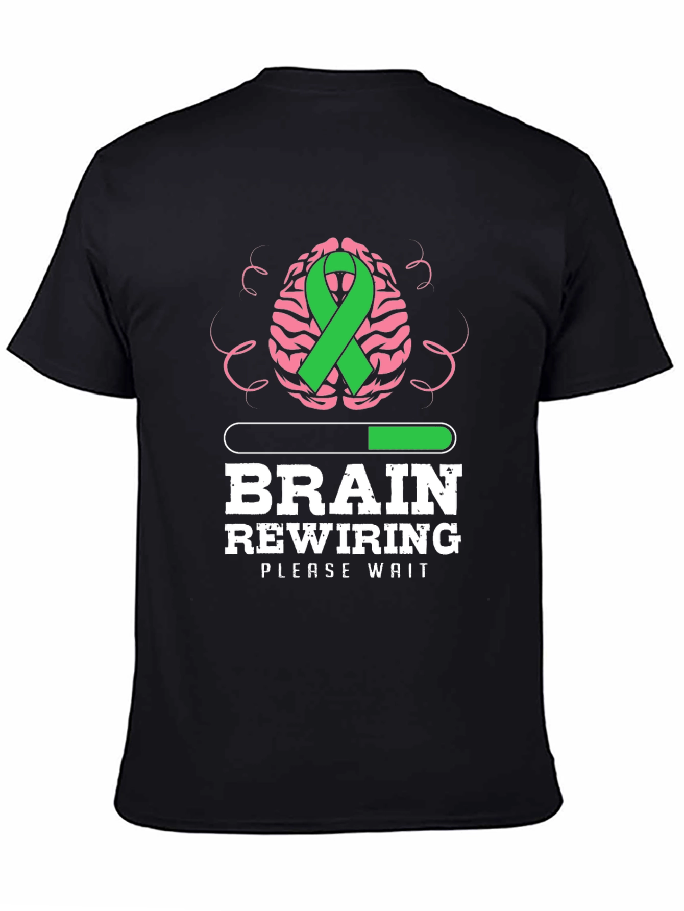 Black Brain Rewiring T-Shirt view 4