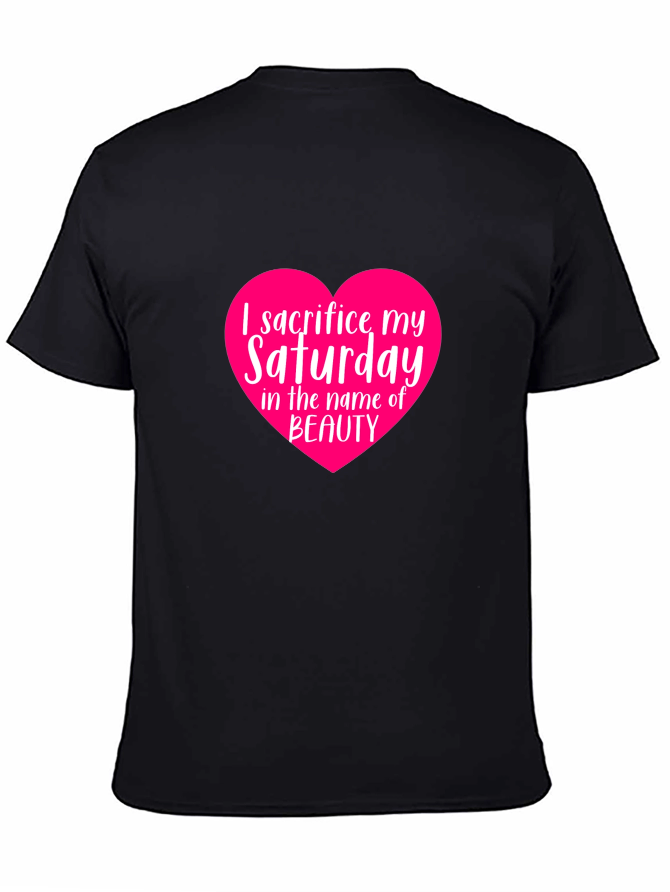 Black Sacrifice Saturday Beauty T-Shirt view 4