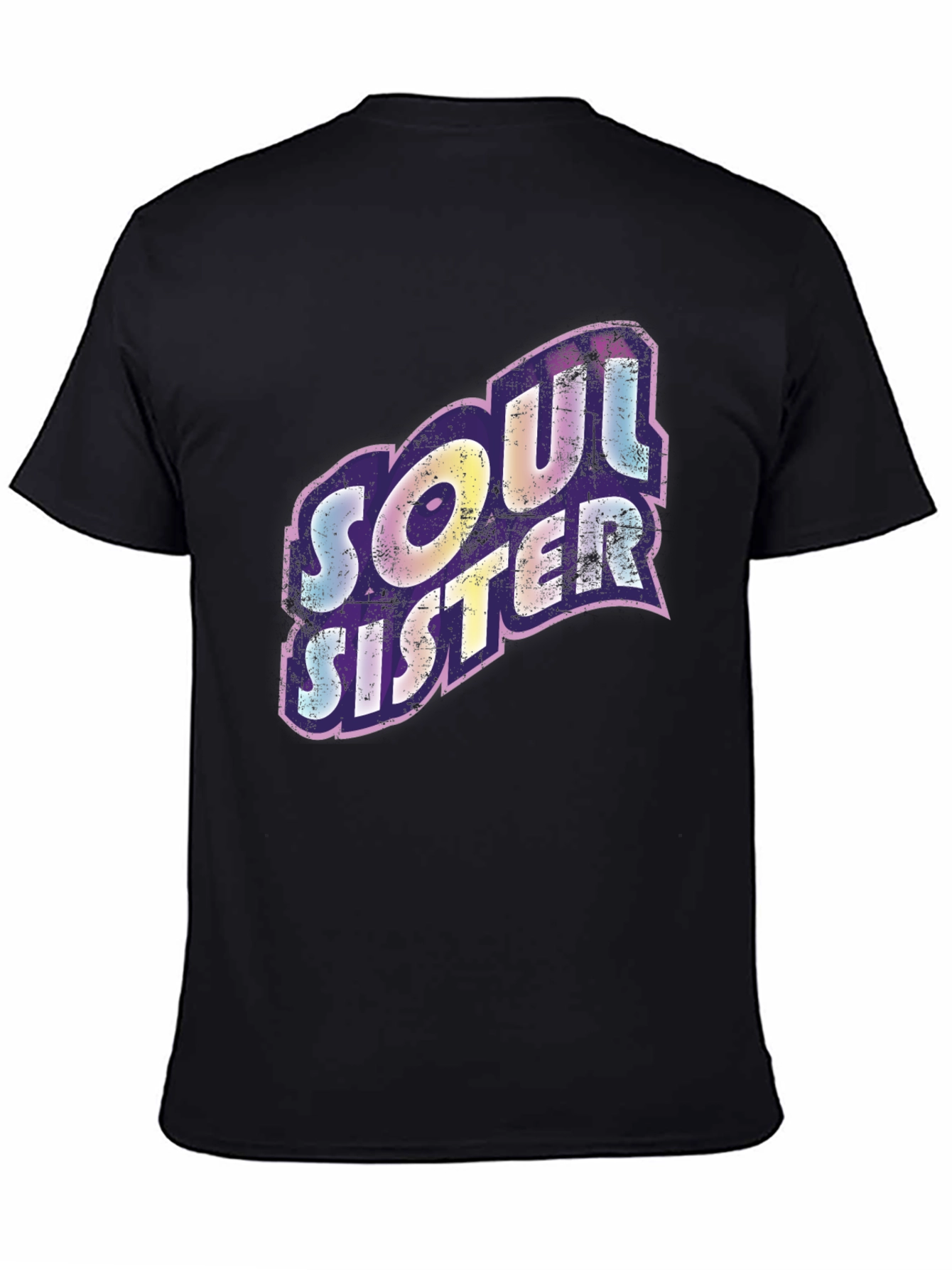 Black Soul Sister Black Graphic Tee view 4