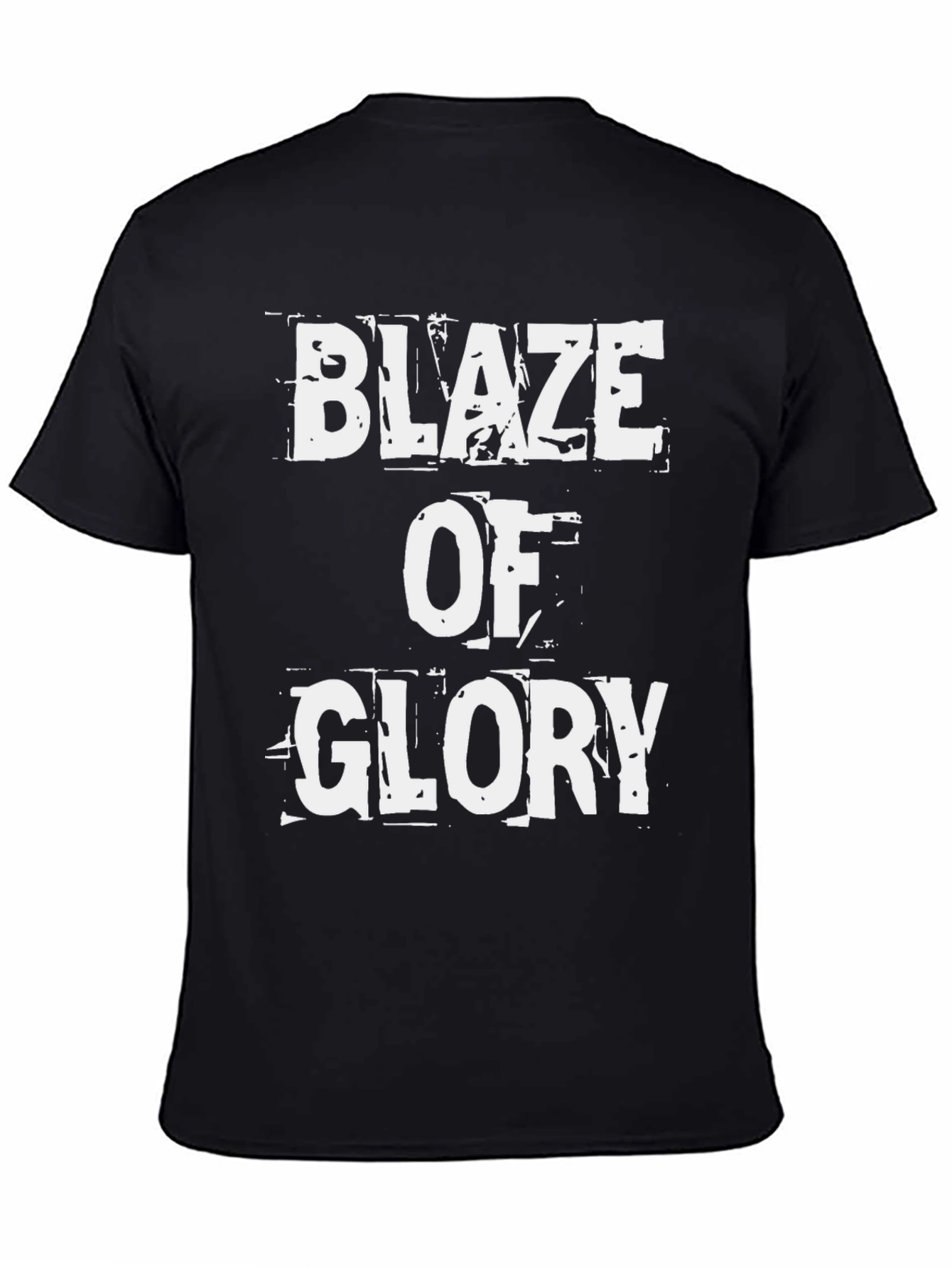 Black Blaze of Glory Graphic T-Shirt view 4