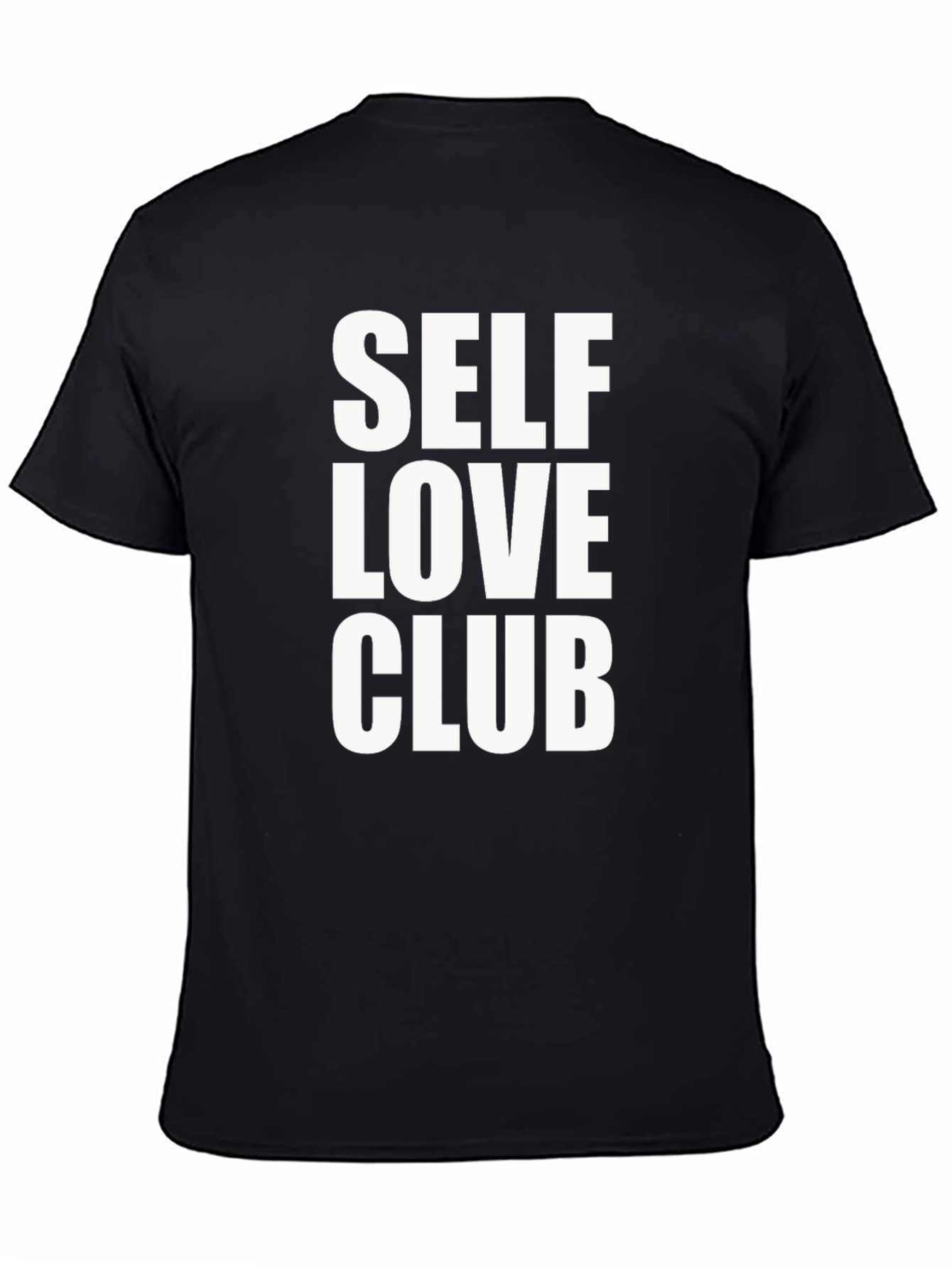 Black Self Love Club Graphic T-Shirt view 4