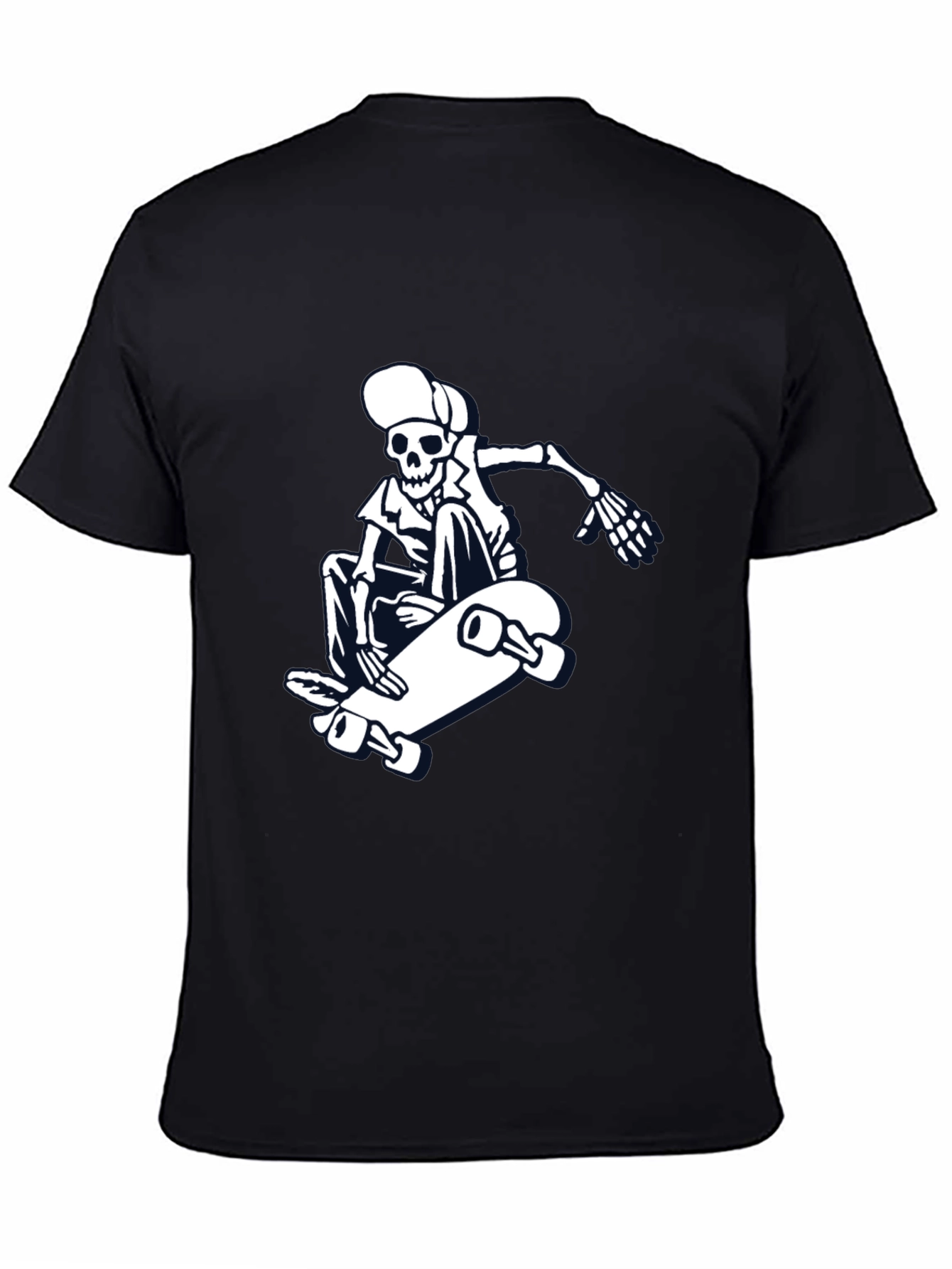 Skateboarding Skeleton Graphic Tee - Cool & Casual - 4